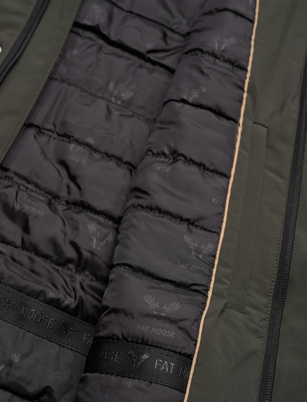 Fat Moose - Jace winter jacket - vinterjackor - green - 5