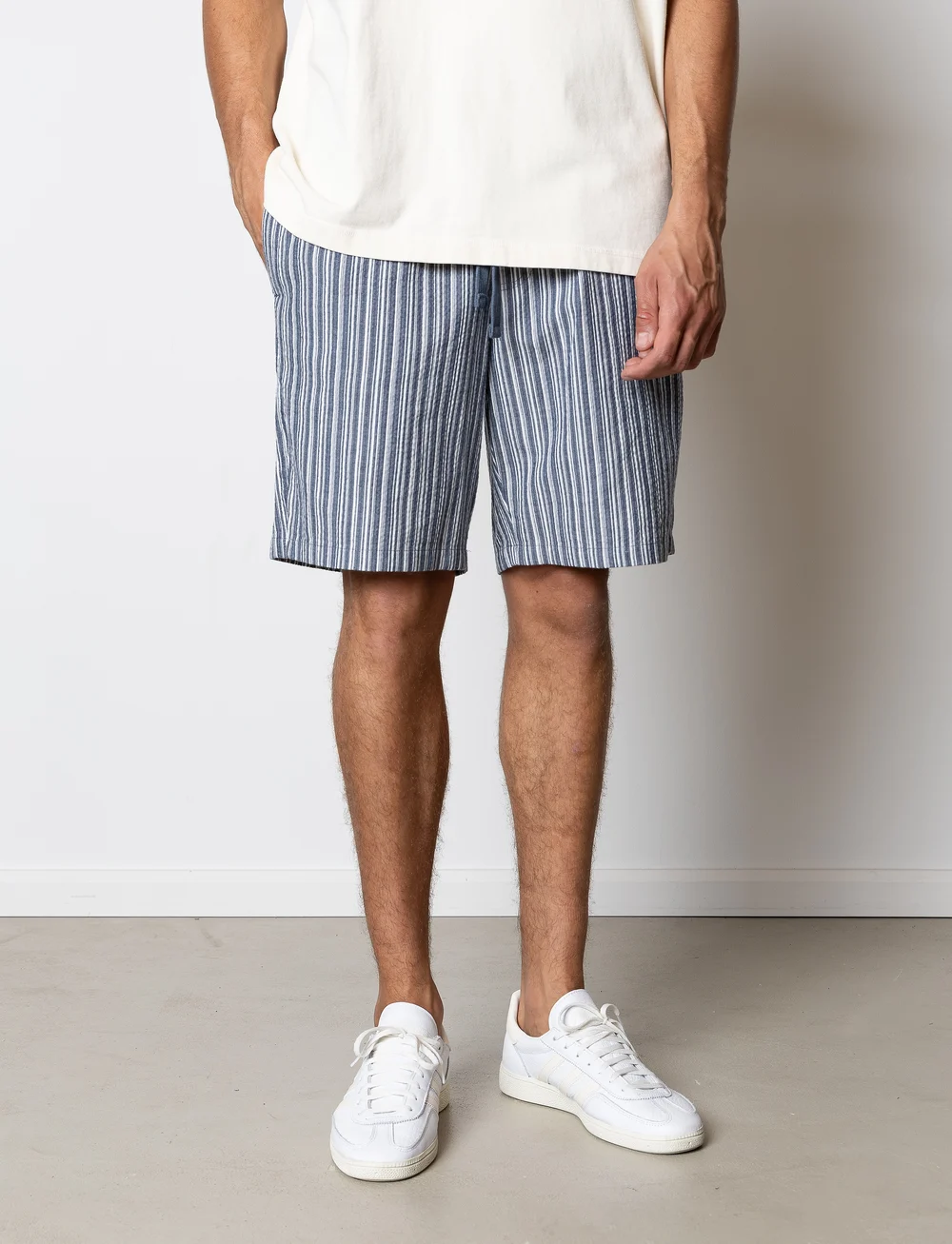 Fat Moose - Colby shorts - casual shorts - navy/white - 0