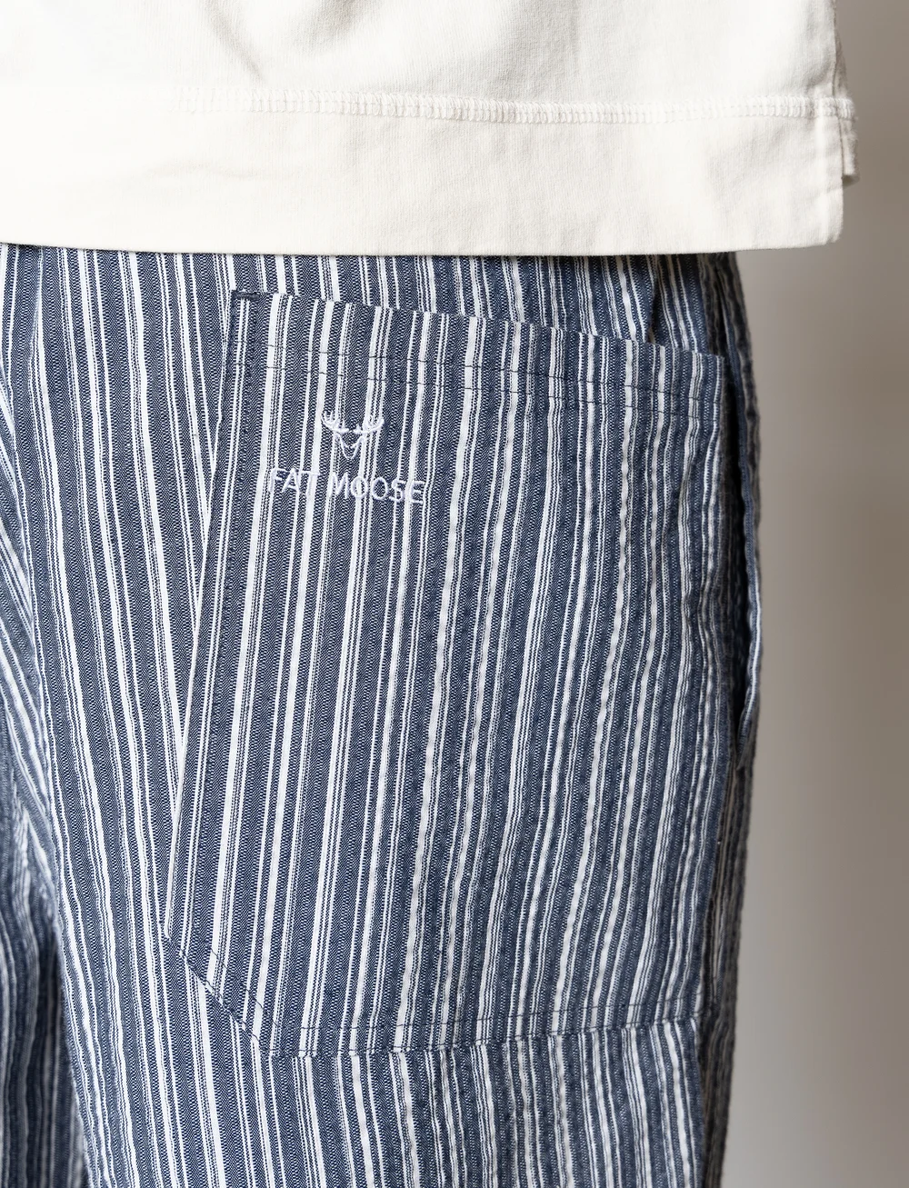 Fat Moose - Colby shorts - casual shorts - navy/white - 3