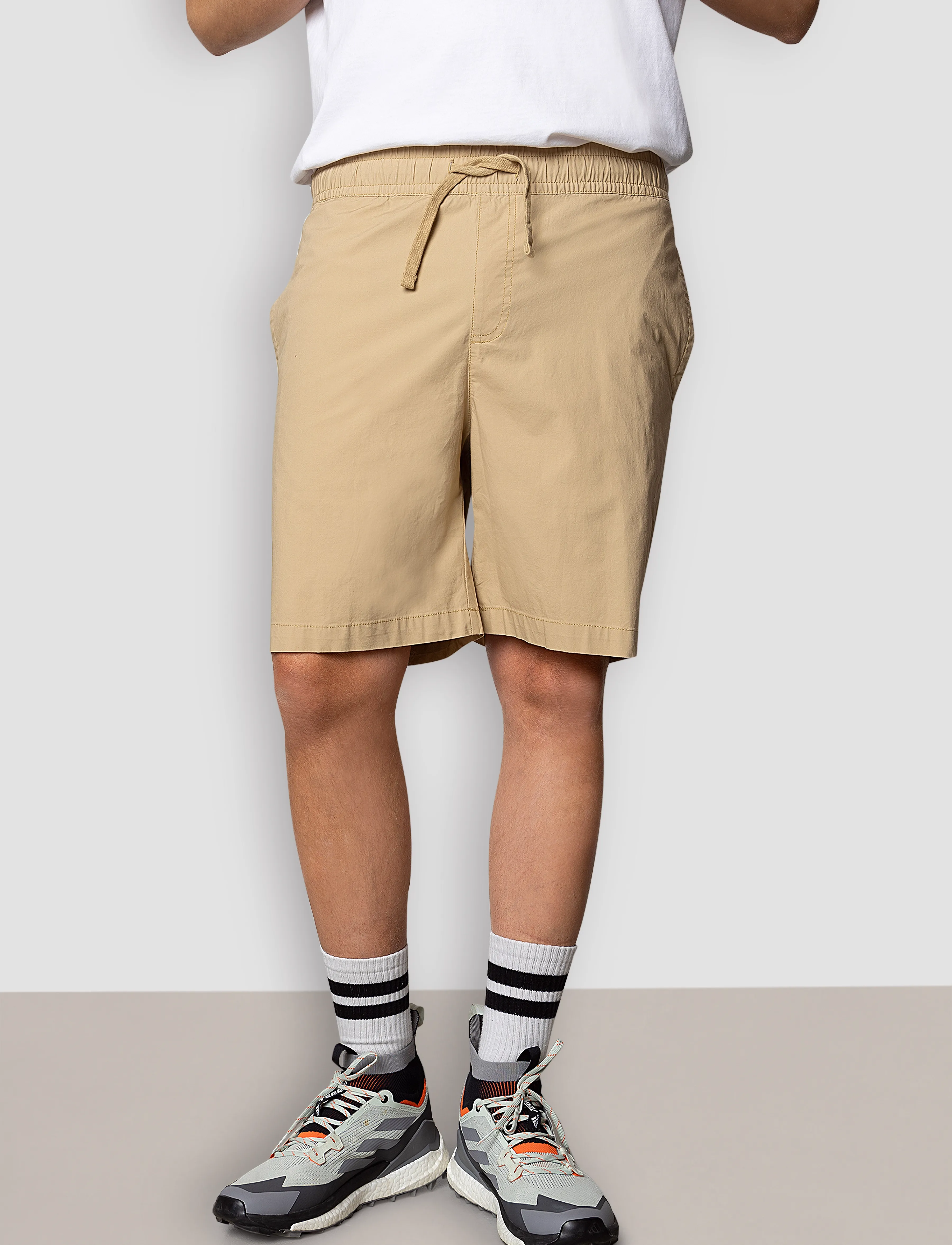 Fat Moose Evan Shorts, S, Beige, Shorts > Afslappet, Herre
