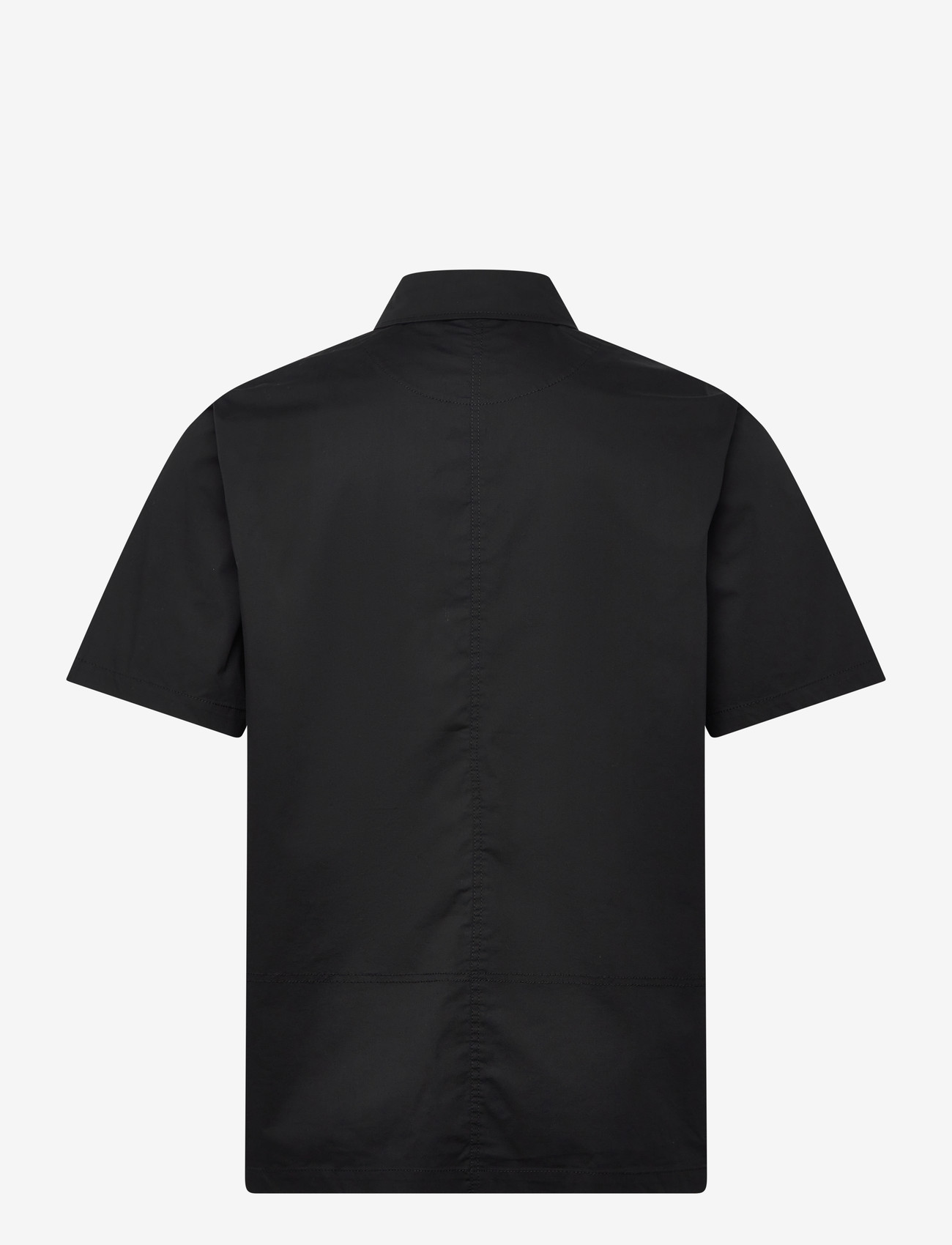 Fat Moose - Evan shirt SS - kortärmade skjortor - black - 2