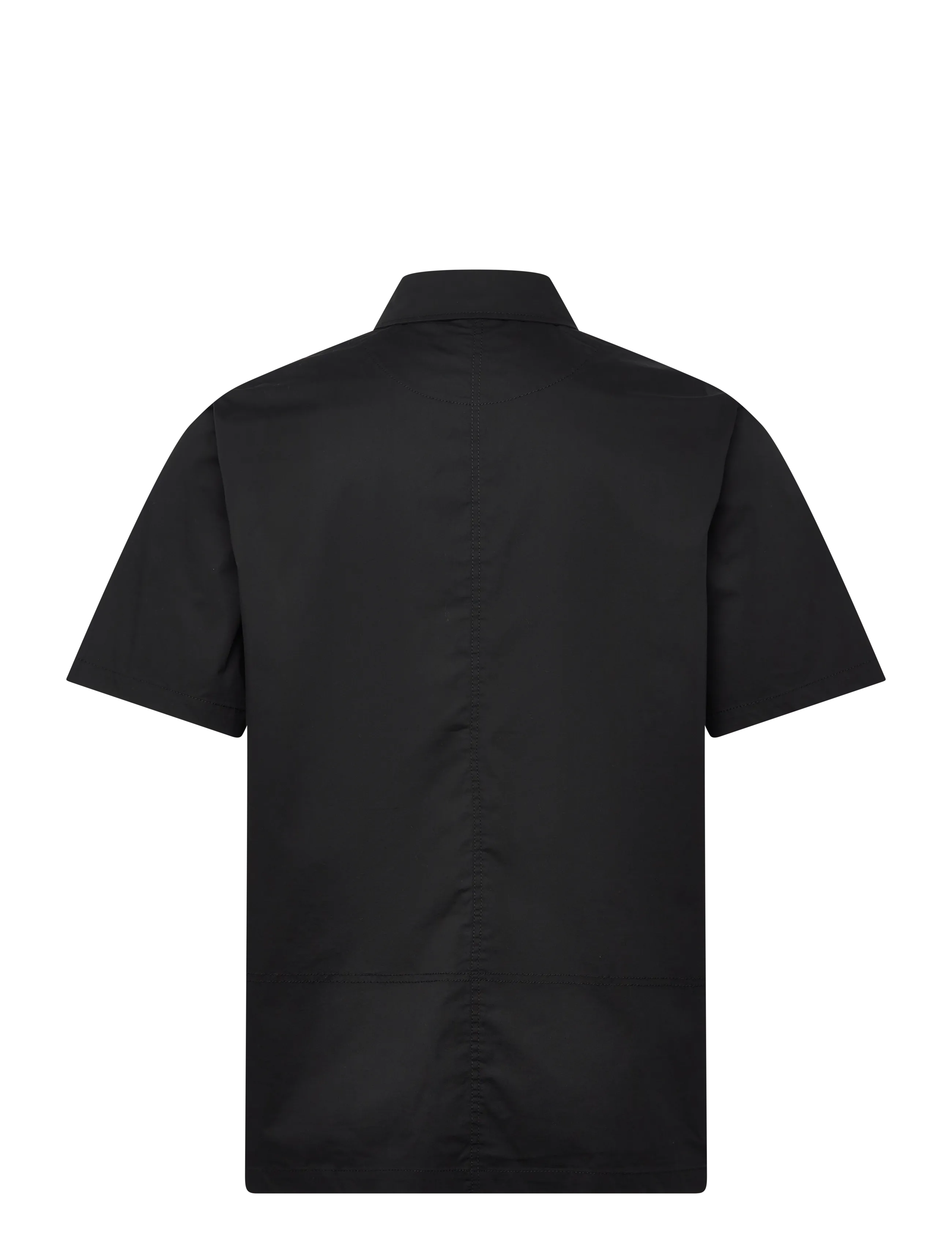 Fat Moose - Evan shirt SS - kurzarmhemden - black - 2