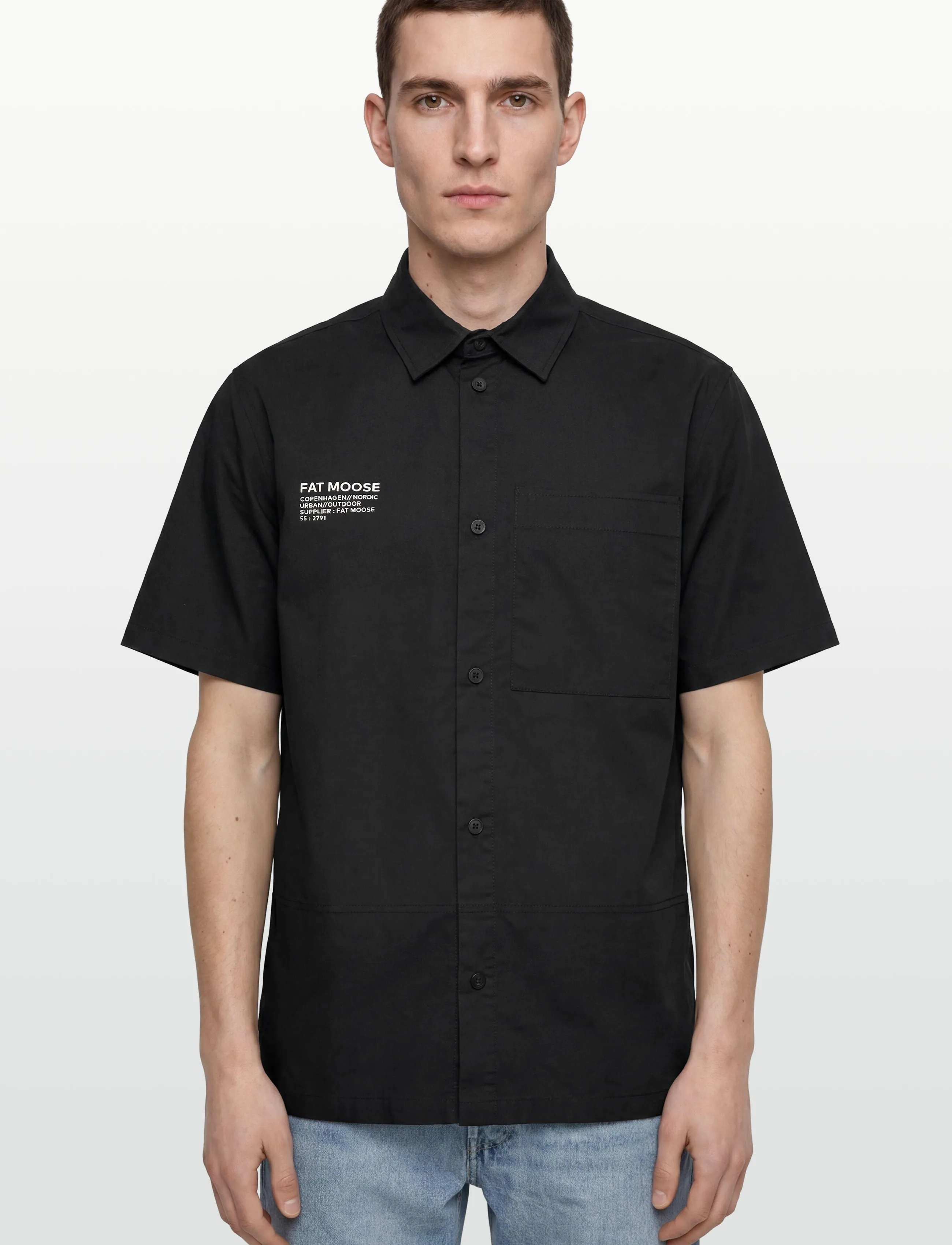 Fat Moo Evan Shirt Ss kortärmade skjortor herr – bild 2