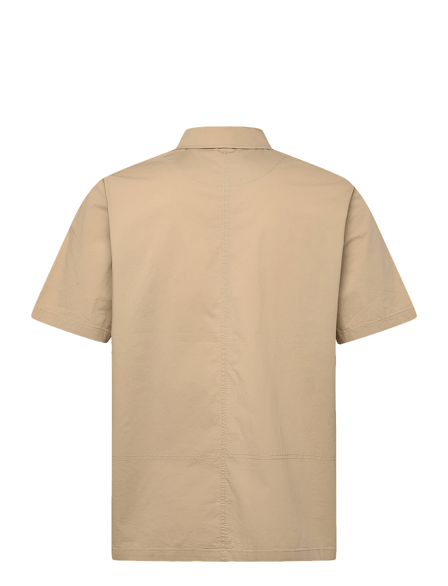 Fat Moose - Evan shirt SS - kortærmede skjorter - khaki - 2