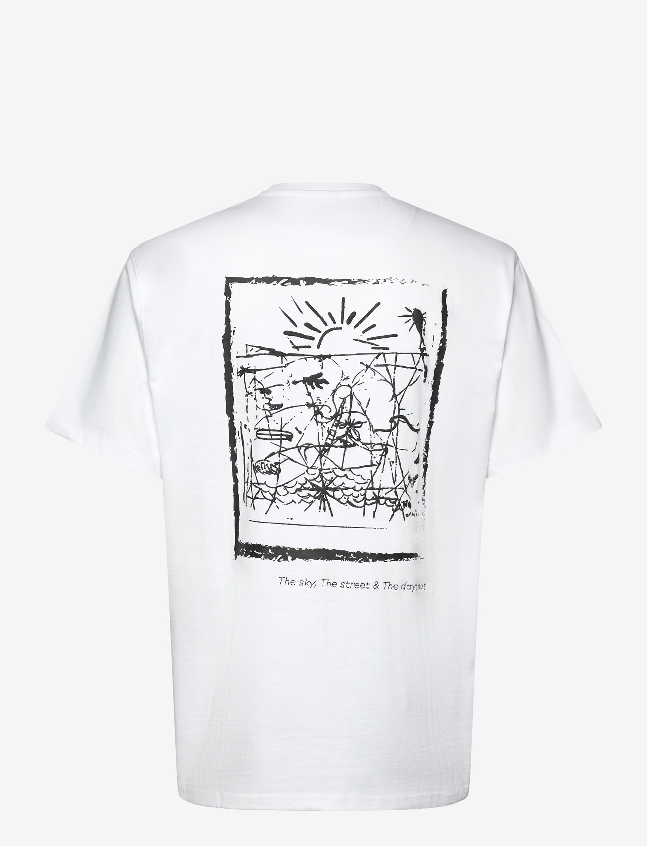 Fat Moose - Zeke t-shirt - herbstliche kleidung - white - 1