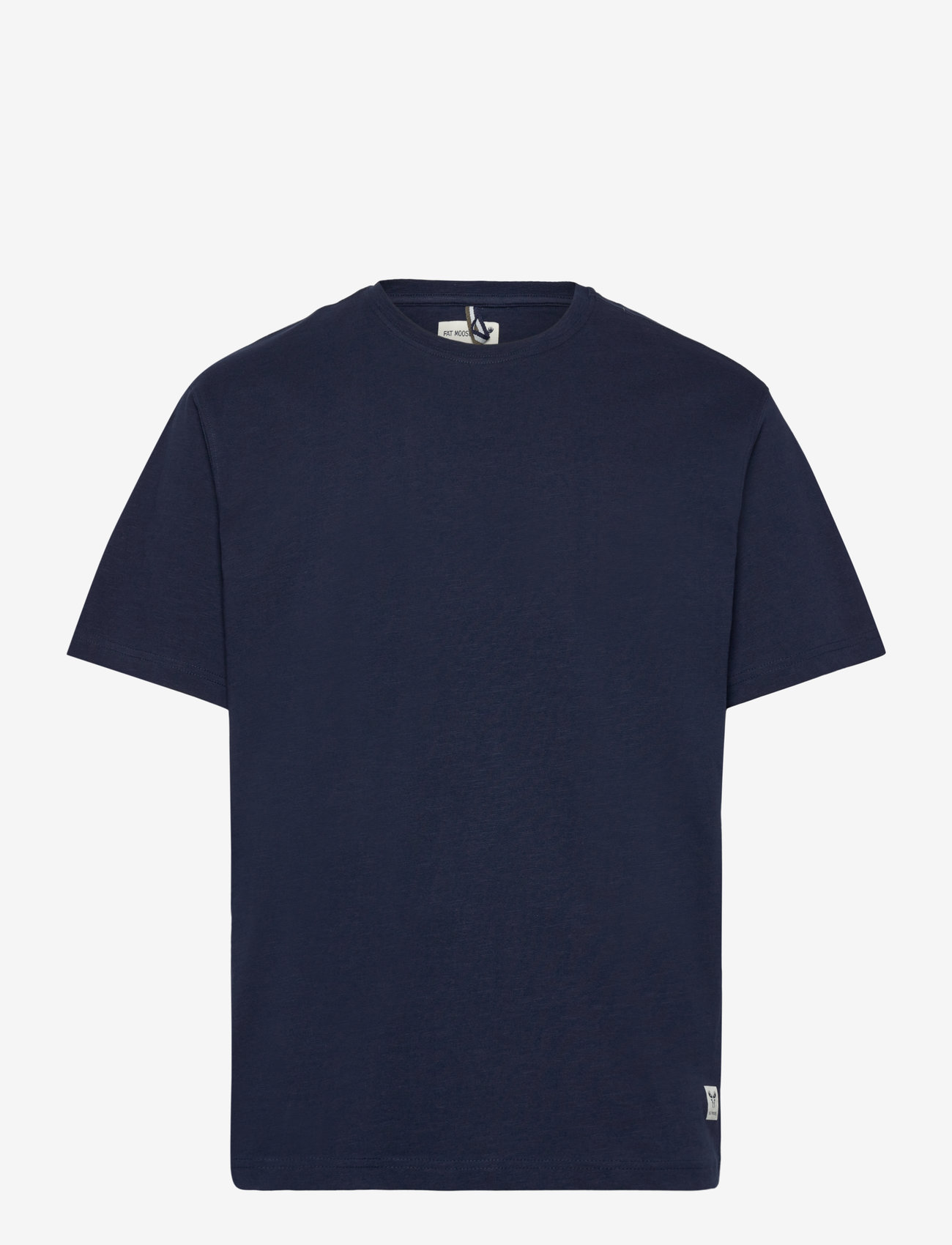 Fat Moose - Dane Organic T-shirt - lühikeste varrukatega t-särgid - navy - 1