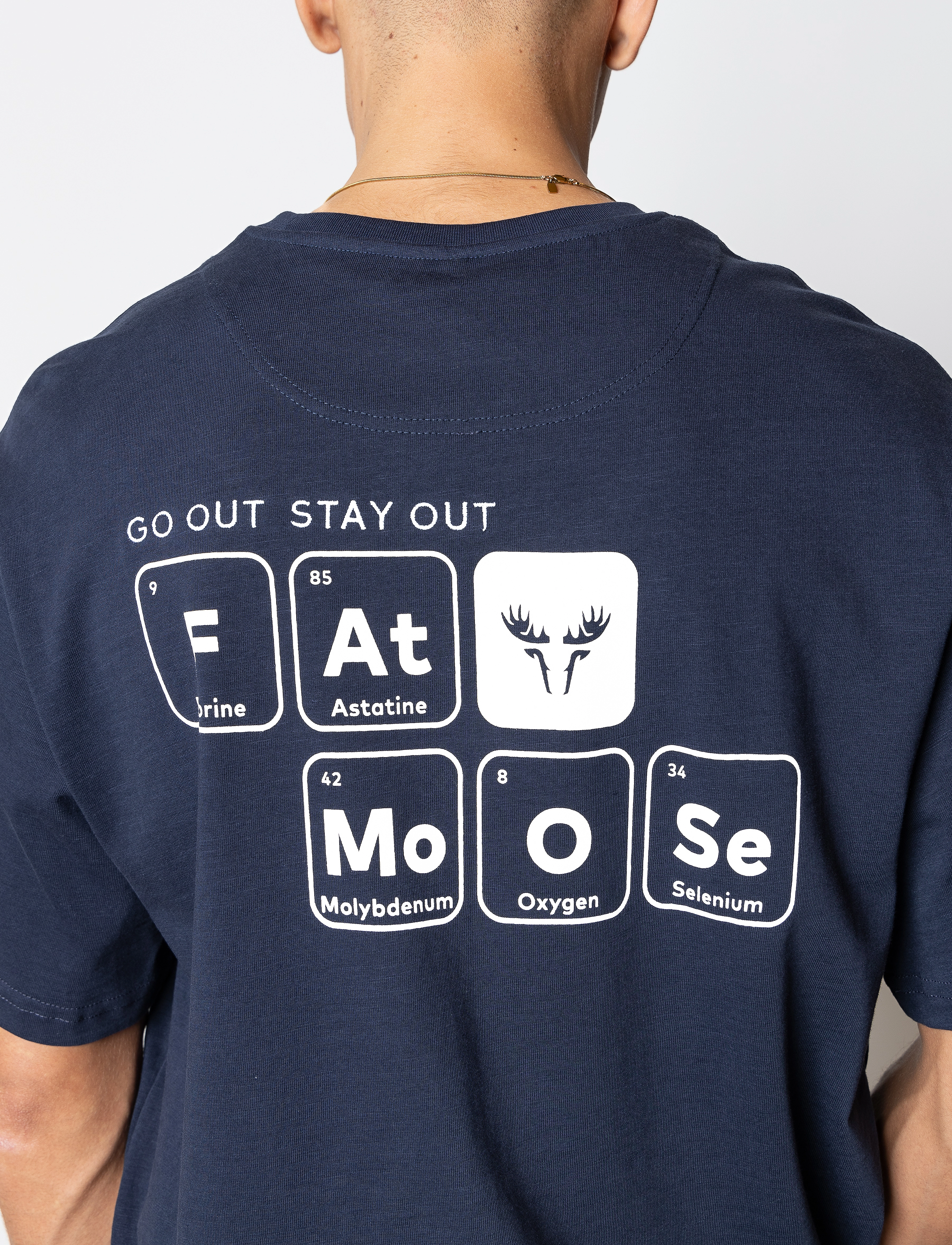Fat Moose - Dane Organic T-shirt - navy - 3