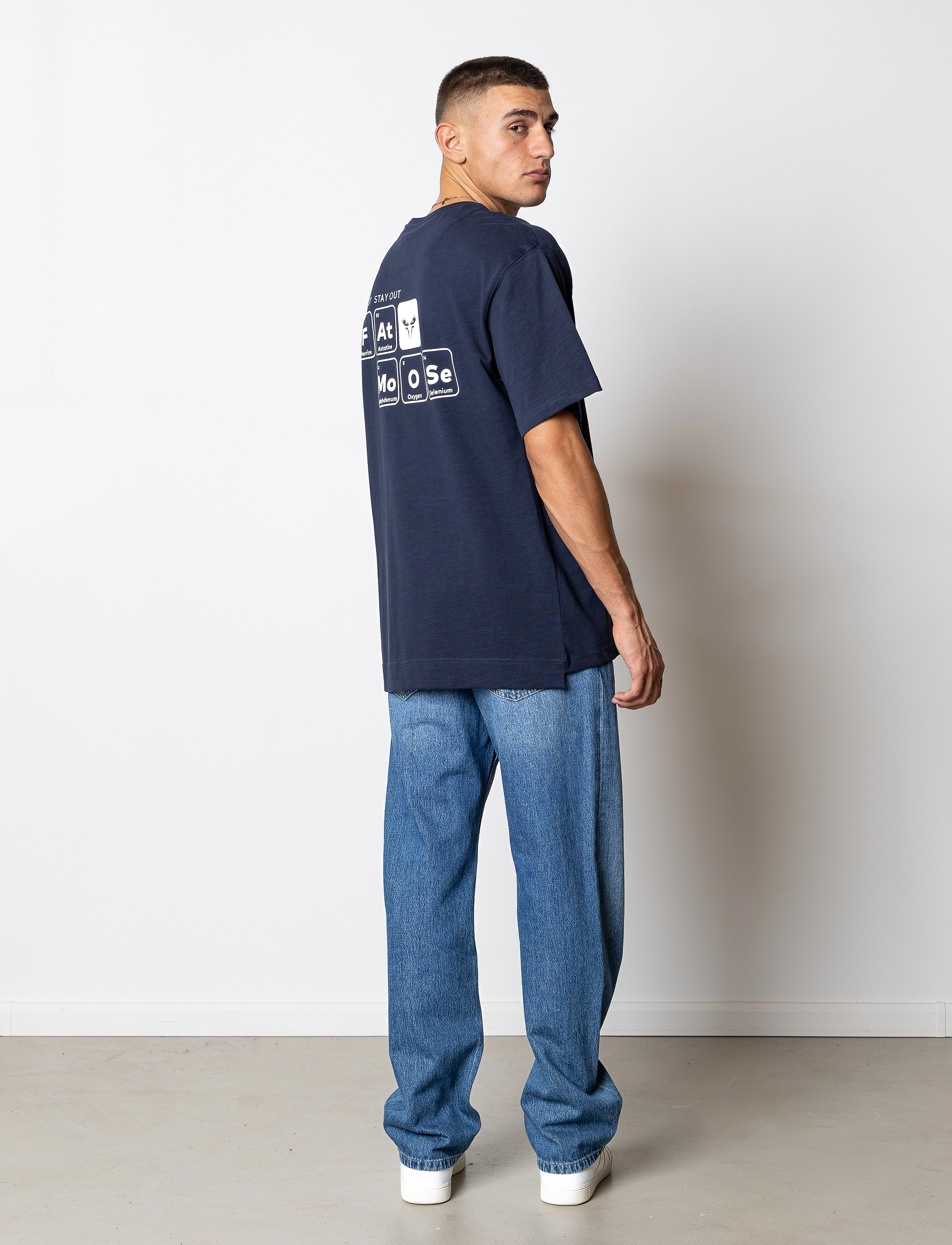 Fat Moose - Dane Organic T-shirt - navy - 4