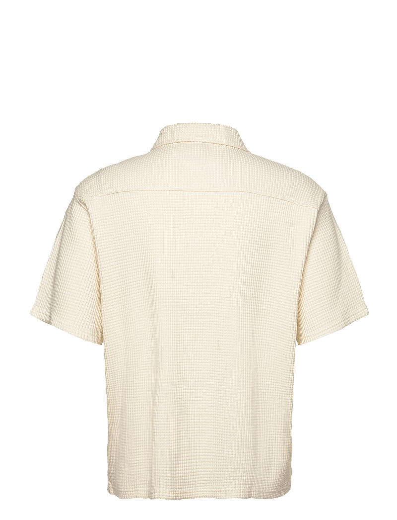 Fat Moose - Scott S/S shirt - lühikeste varrukatega särgid - ecru - 2