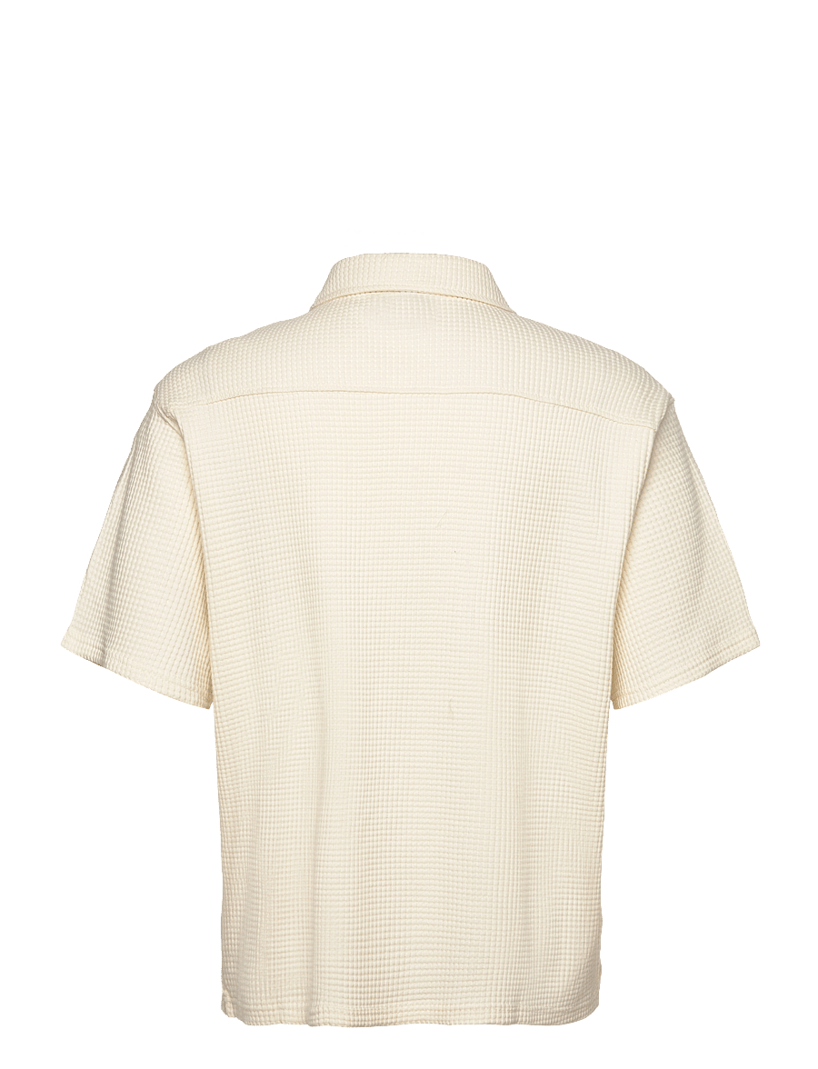 Fat Moose - Scott S/S shirt - kurzarmhemden - ecru - 2