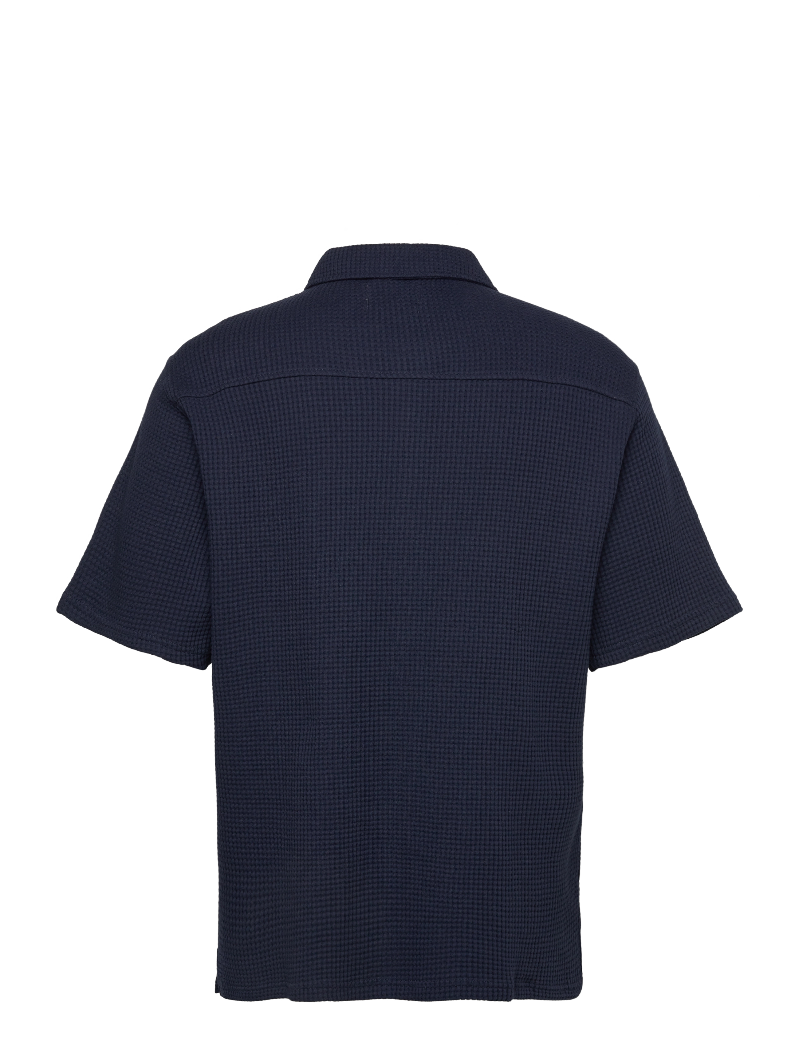 Fat Moose - Scott S/S shirt - kortærmede skjorter - navy - 2