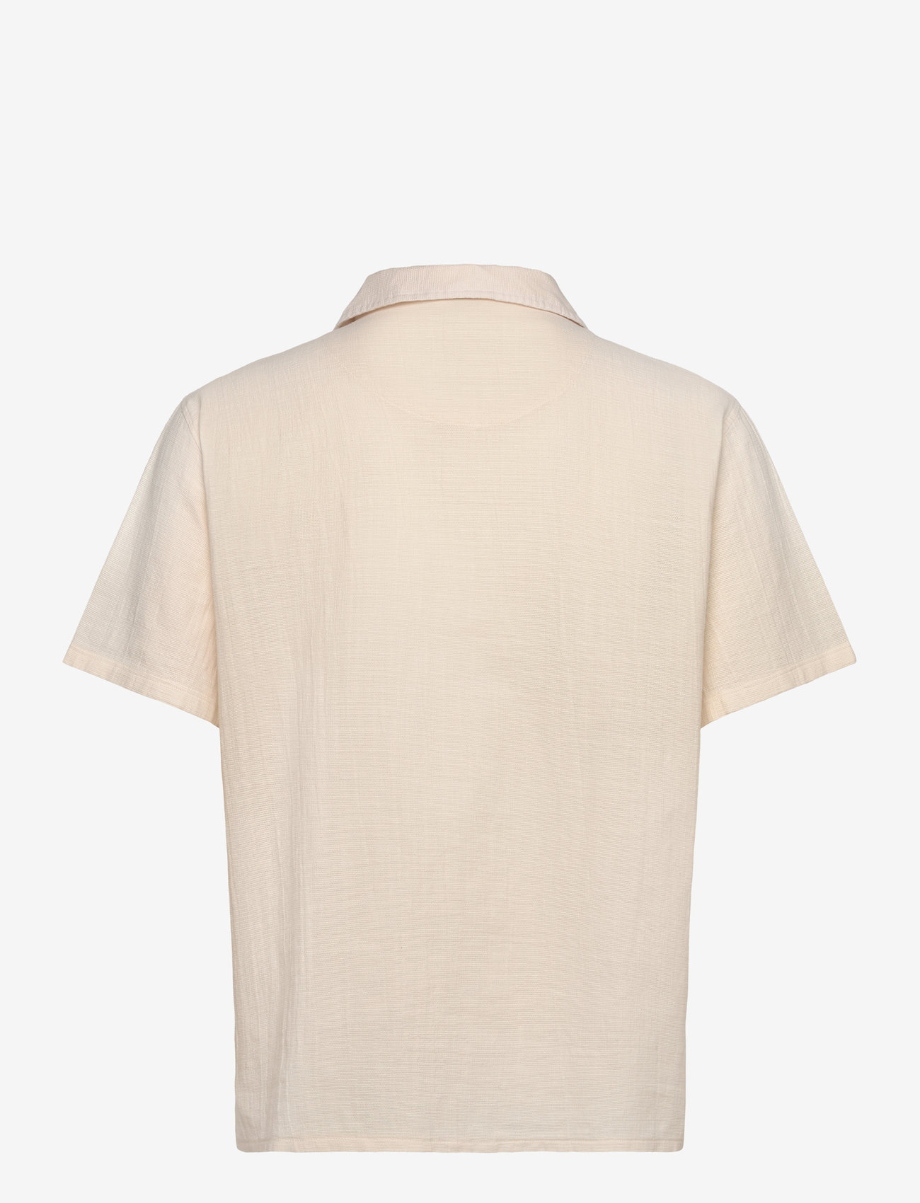 Fat Moose - Mylo S/S shirt - kurzarmhemden - ecru - 1