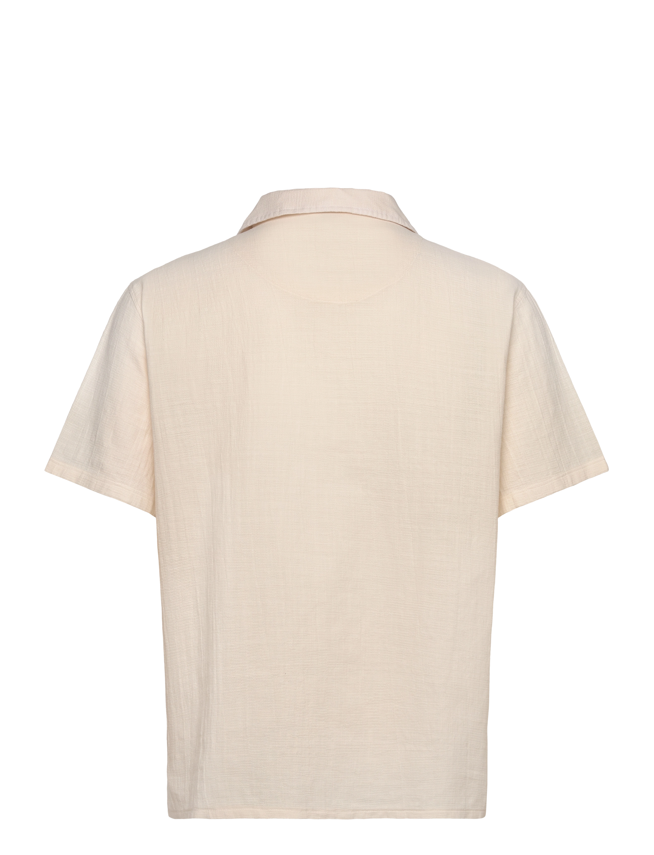Fat Moose - Mylo S/S shirt - kurzarmhemden - ecru - 2