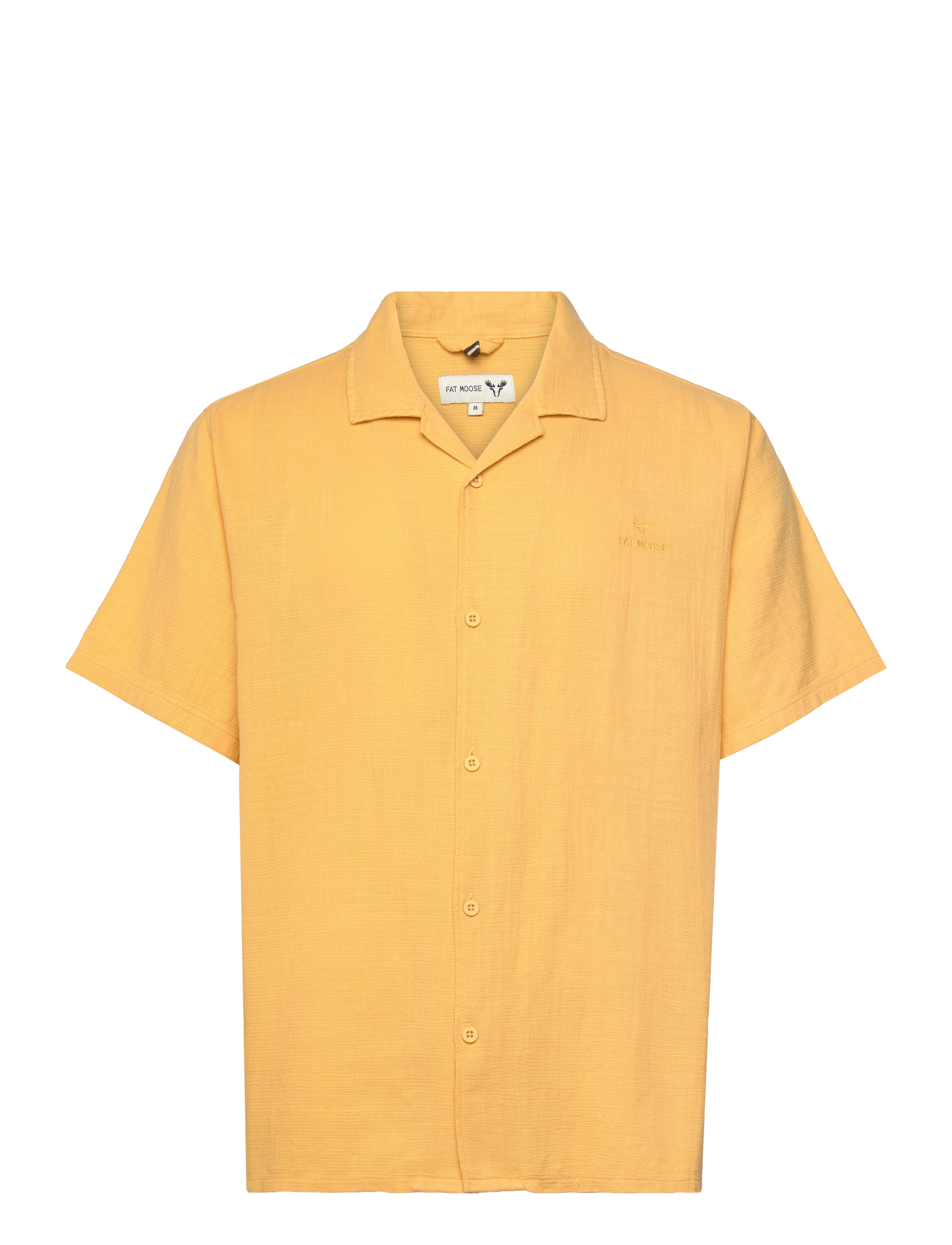 Fat Moose Mylo S/S shirt - Skjortor - WARM YELLOW / yellow
