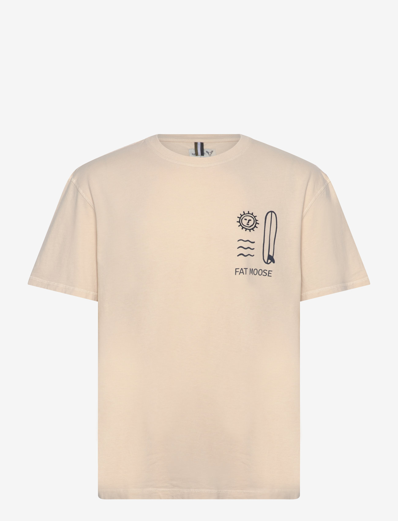 Fat Moose - Surf T-shirt - herbstliche kleidung - ecru - 0