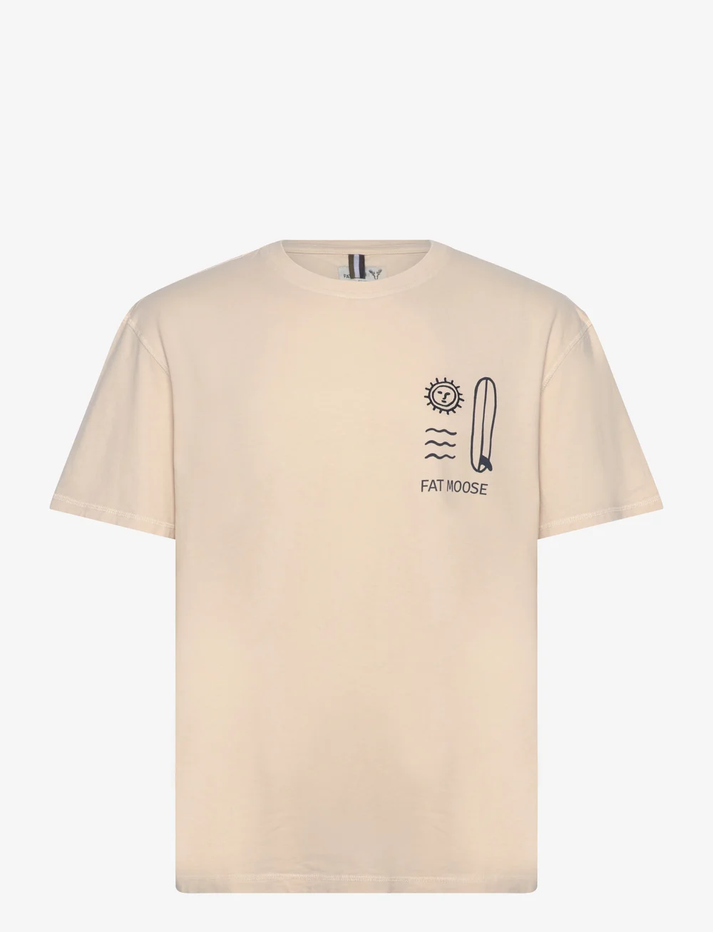 Fat Moose - Surf T-shirt - kurzärmelig - ecru - 1