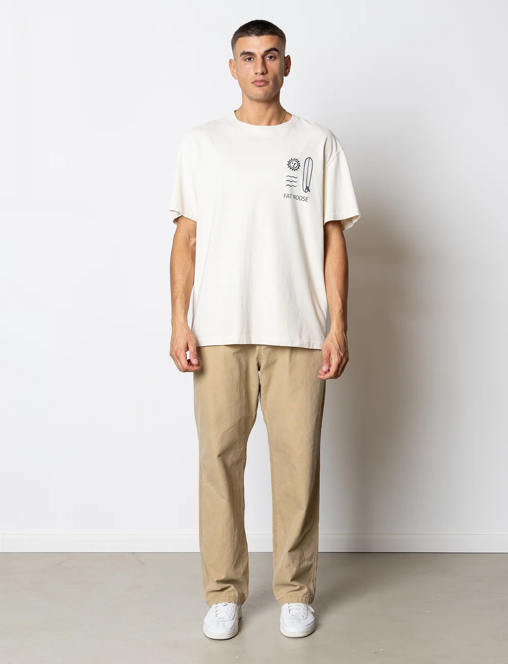 Fat Moose - Surf T-shirt - kurzärmelig - ecru - 4