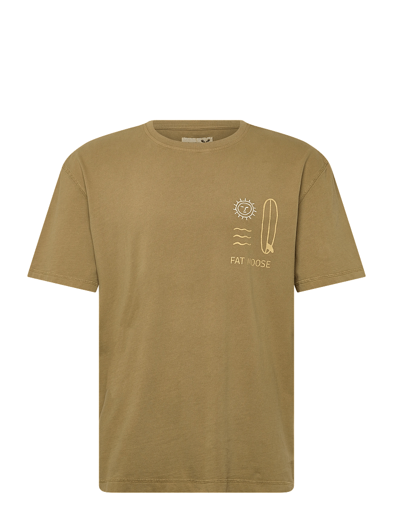 Fat Moose - Surf T-shirt - marškinėliai trumpomis rankovėmis - pistachio green - 0