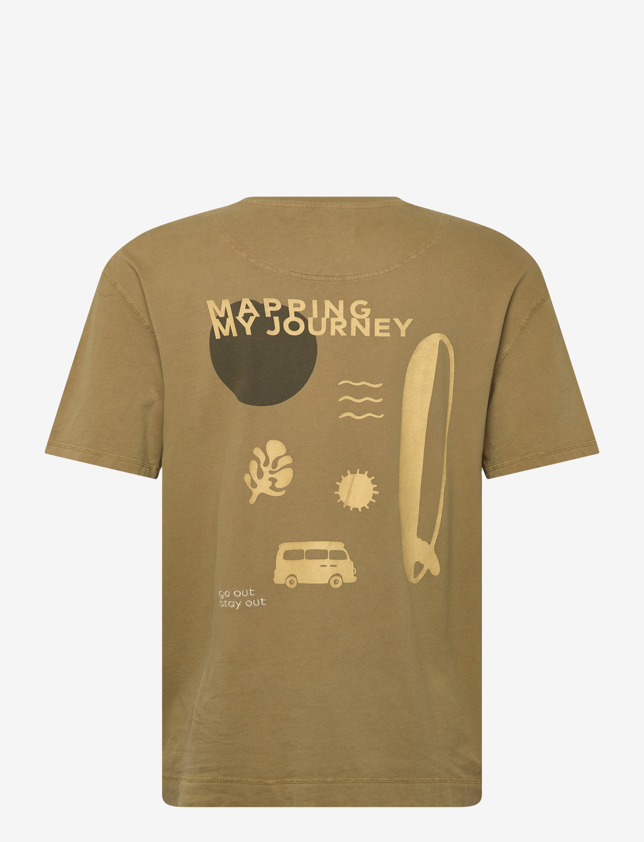 Fat Moose - Surf T-shirt - marškinėliai trumpomis rankovėmis - pistachio green - 1