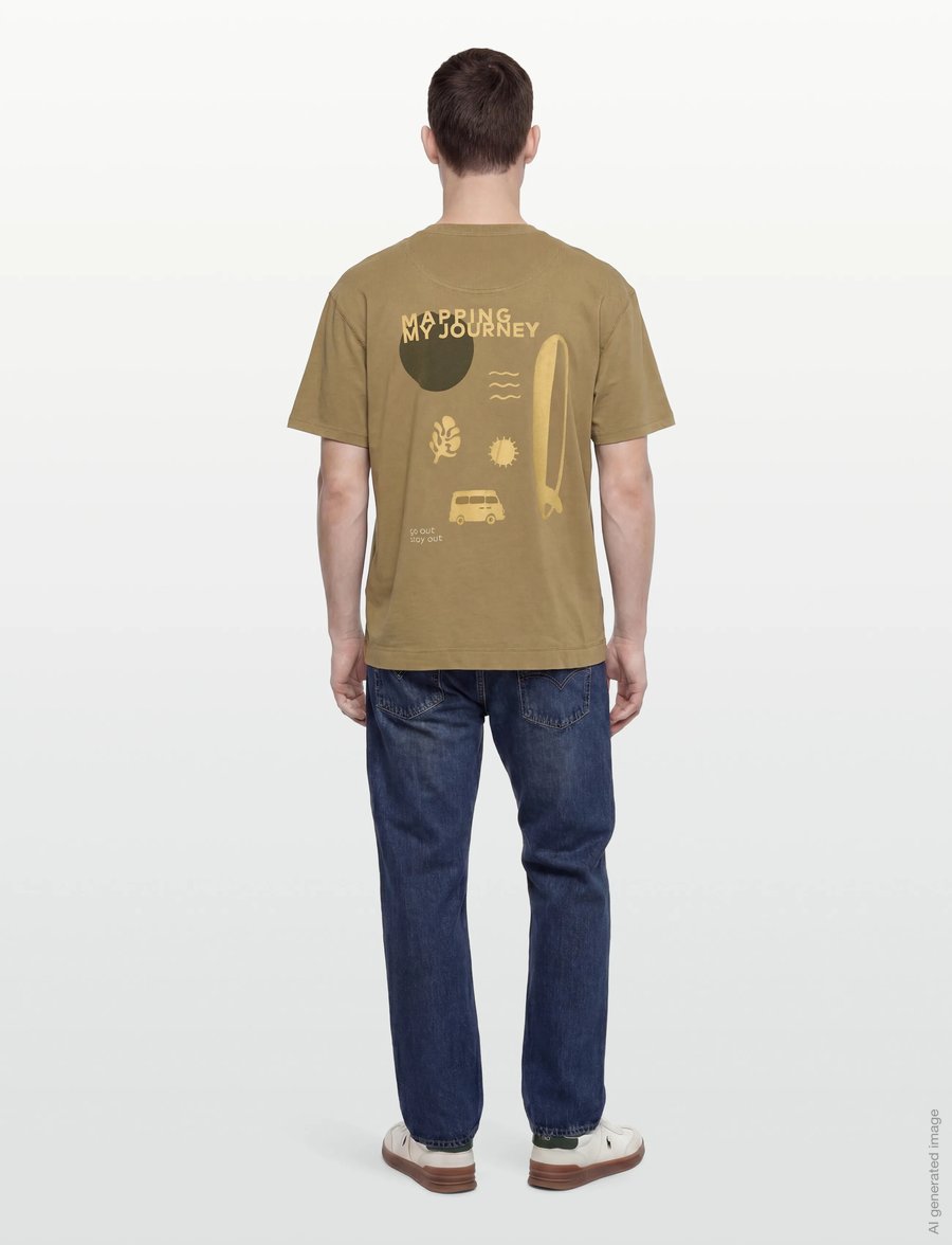Fat Moose - Surf T-shirt - kortärmade t-shirts - pistachio green - 4