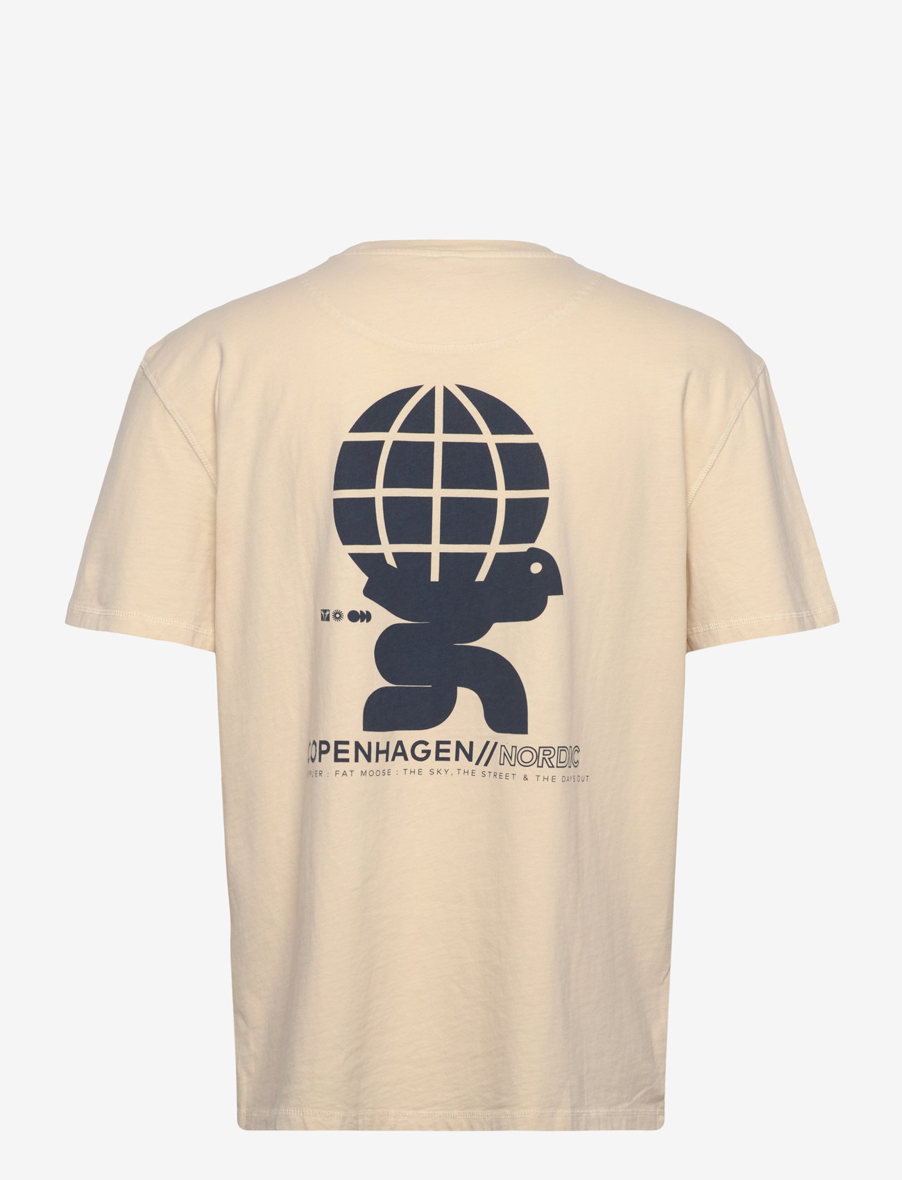 Fat Moose - Blaze T-shirt - kortärmade t-shirts - ecru - 2