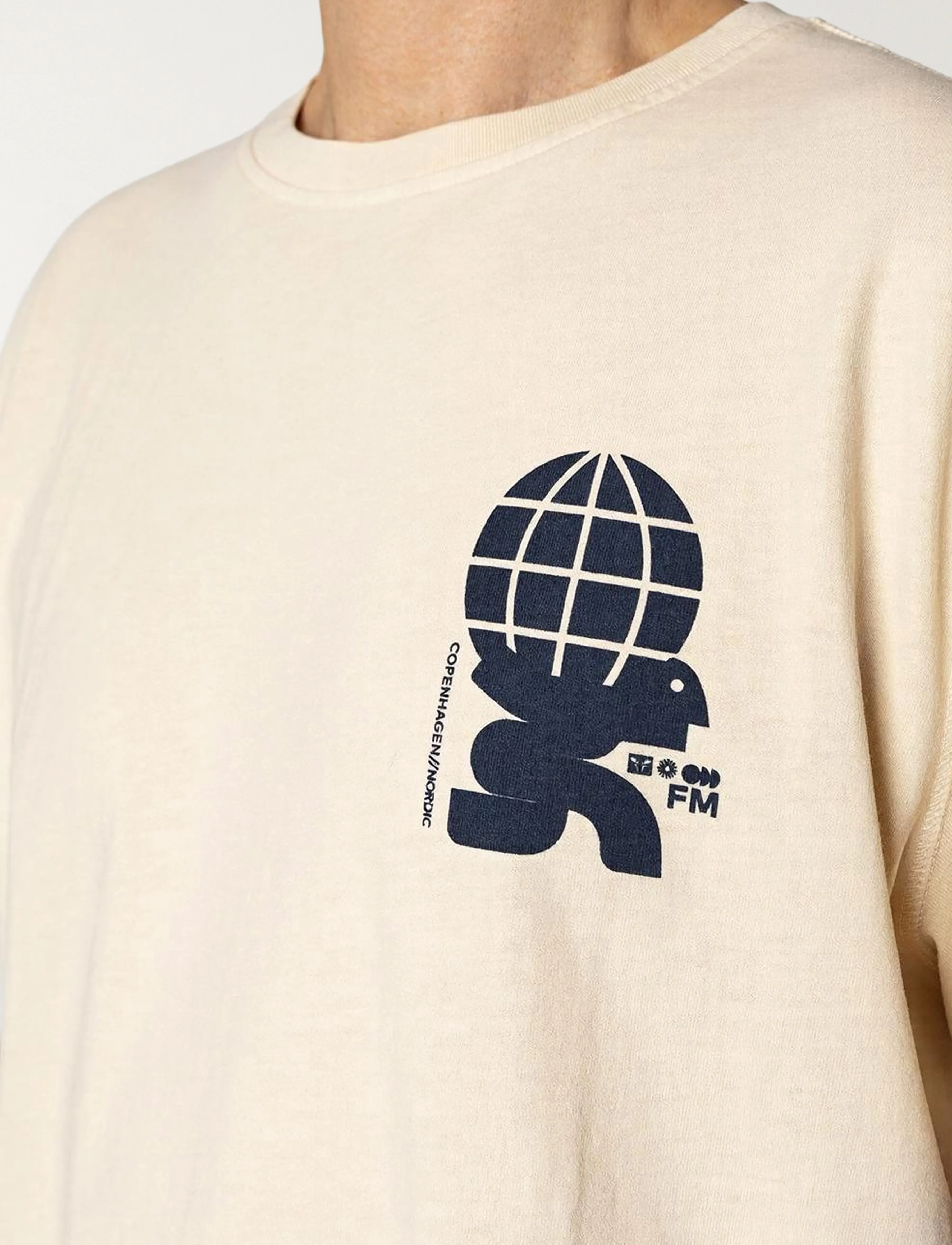 Fat Moose - Blaze T-shirt - laveste priser - ecru - 5