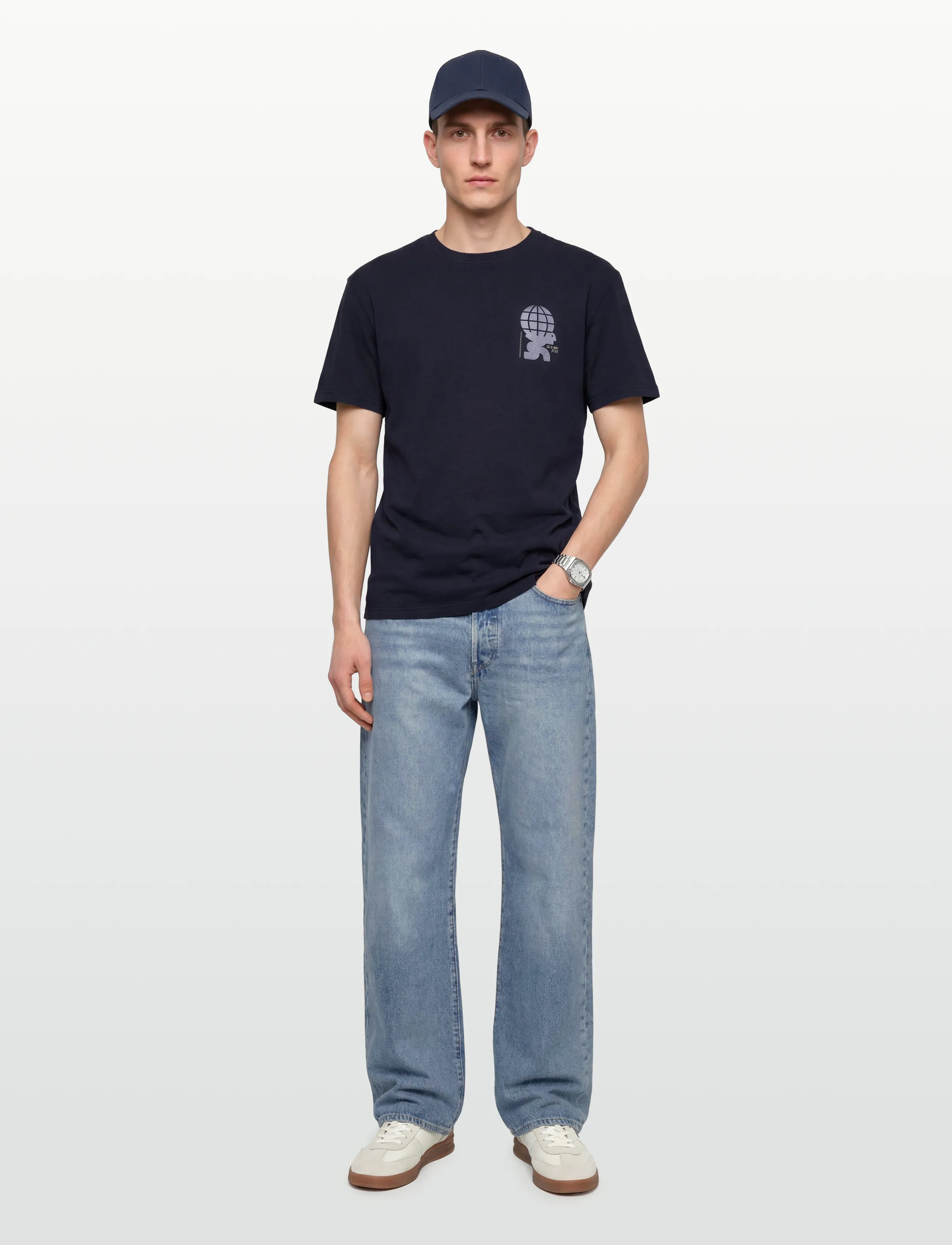 Fat Moose Blaze T-Shirt, XXL, Navy, T-Shirts > Kortærmede, Herre