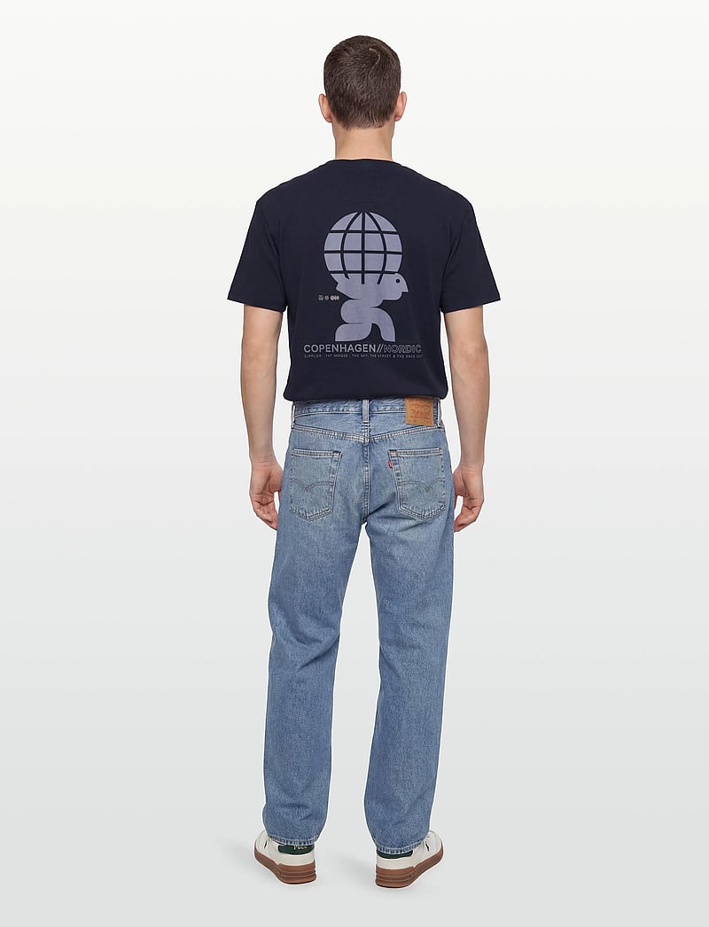 Fat Moose - Blaze T-shirt - lyhythihaiset - navy - 4