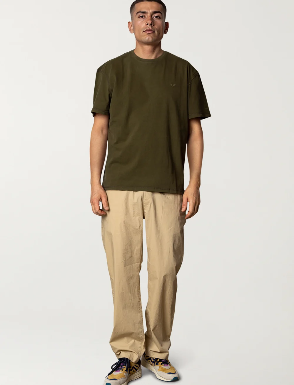 Fat Moose - Taylor t-shirt - kortärmade t-shirts - army - 2