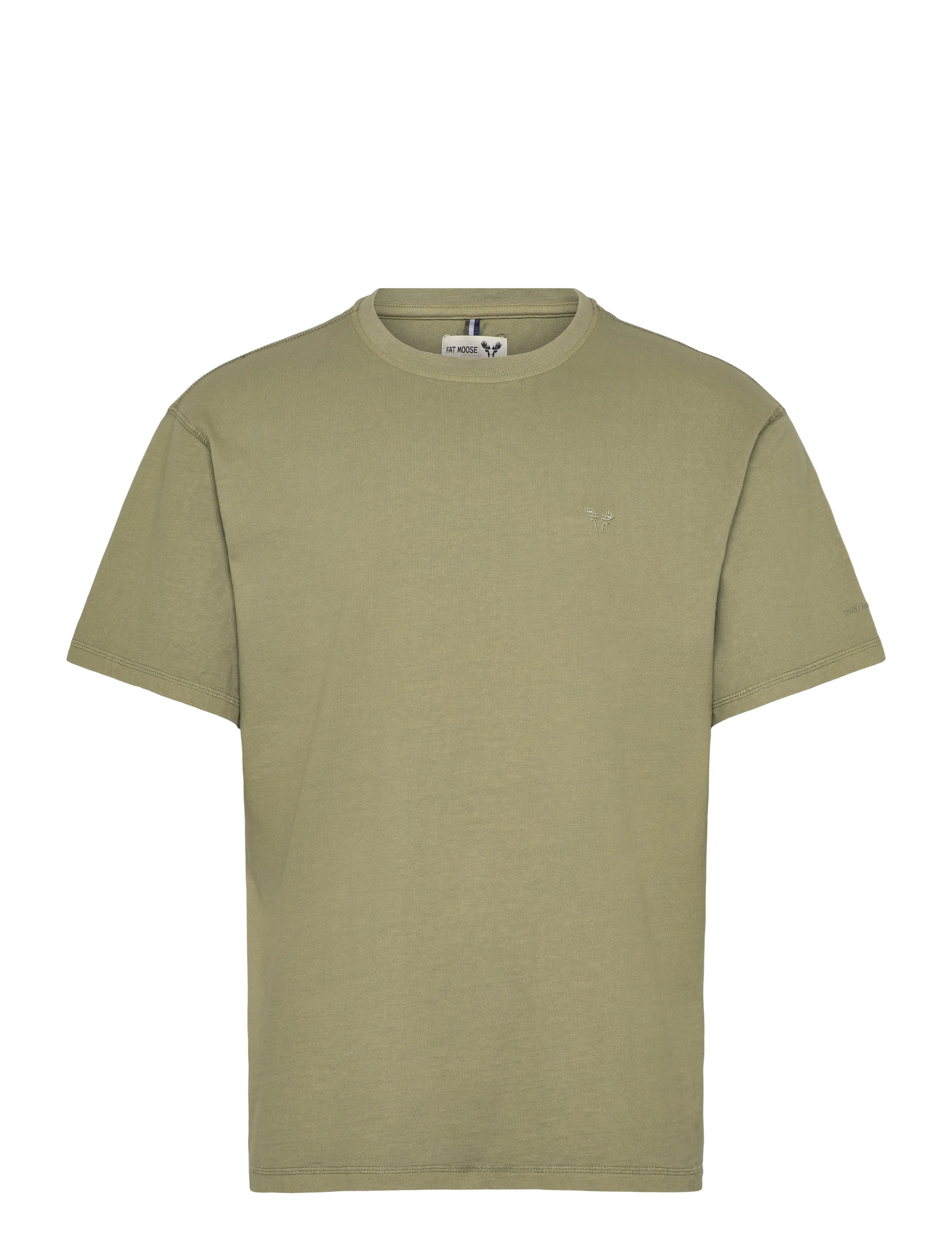 Fat Moose Taylor t-shirt - Short-sleeved t-shirts - DUSTY GREEN / khaki/green