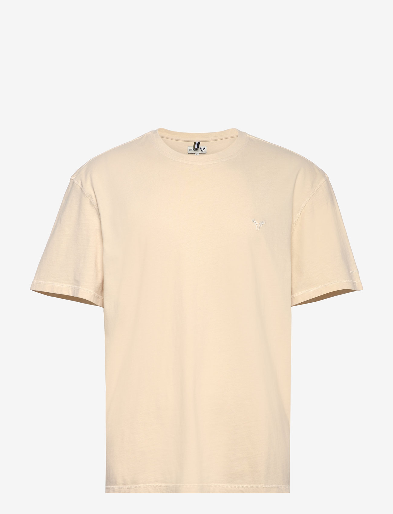 Fat Moose - Taylor t-shirt - kortærmede t-shirts - ecru - 1