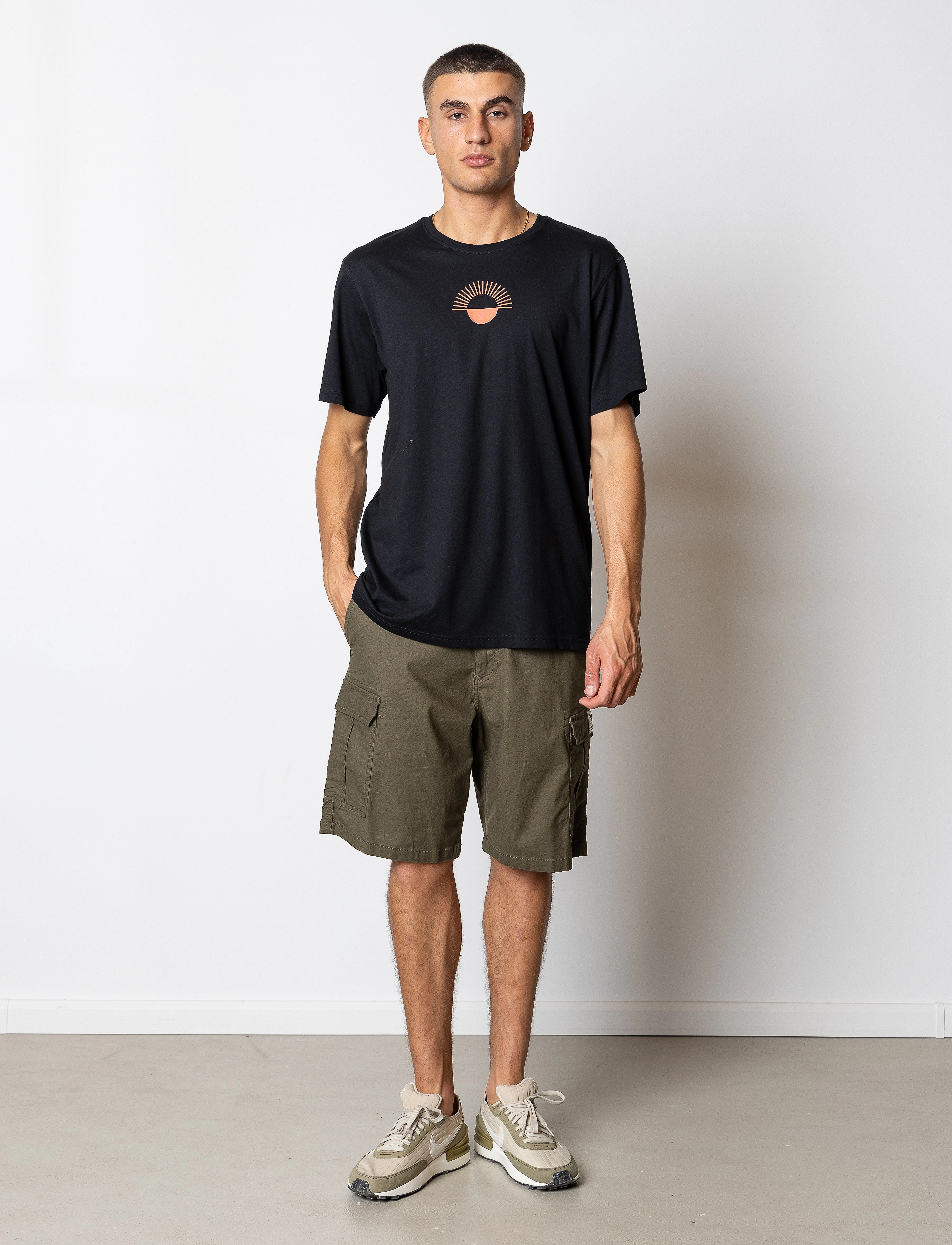 Fat Moose - Radar cargo shorts - mænd - army - 4