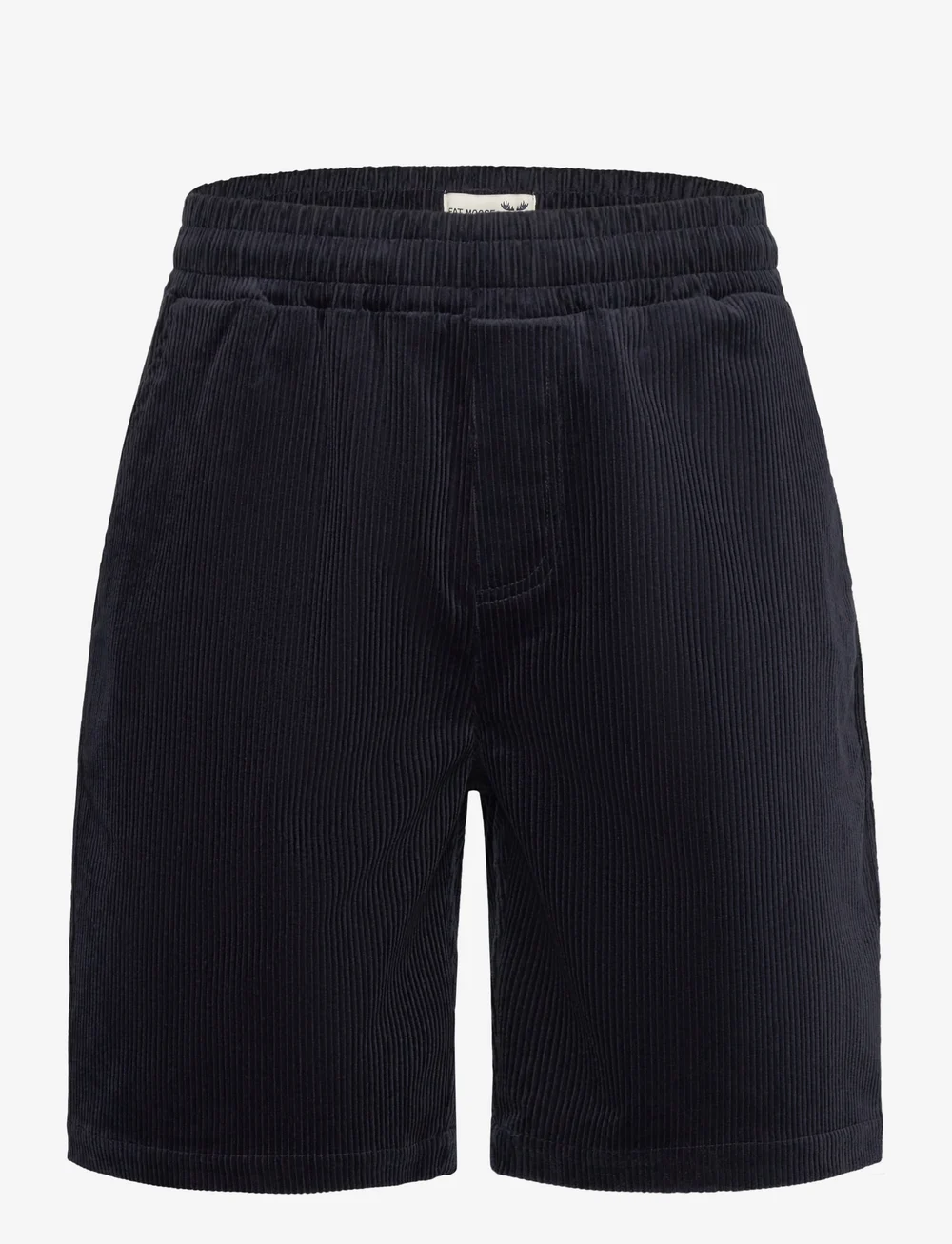 Fat Moose - Fox corduroy shorts - chinos shorts - navy - 1