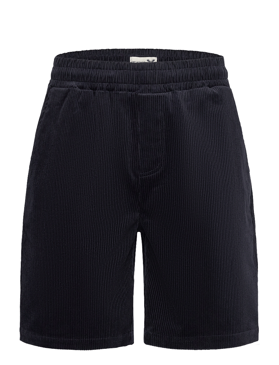 Fat Moose - Fox corduroy shorts - chinos shorts - navy - 1