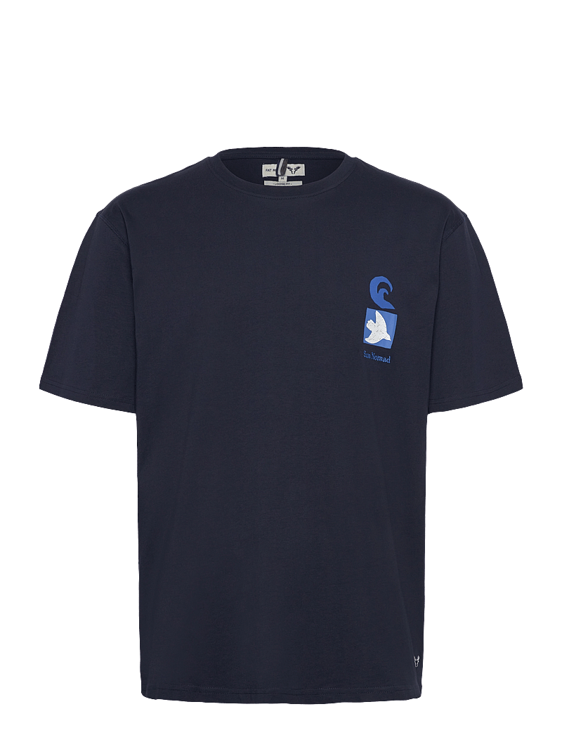 Fat Moose - Florian T-shirt - kurzärmelig - navy - 1