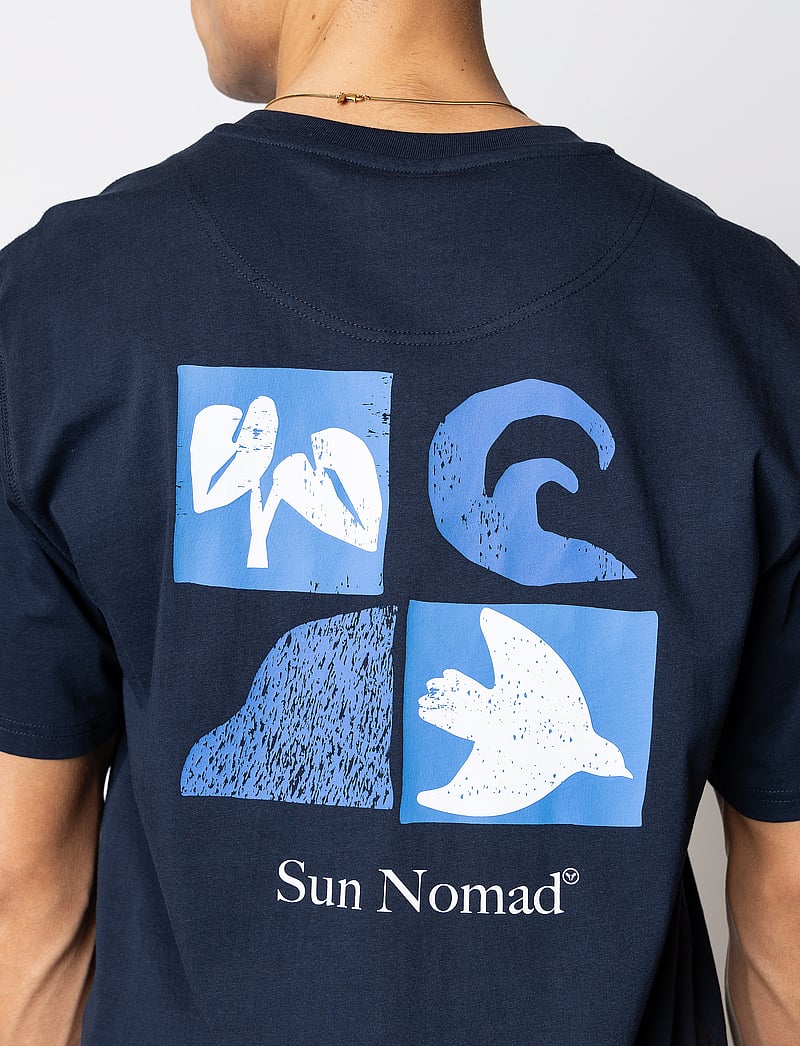Fat Moose - Florian T-shirt - kurzärmelig - navy - 3