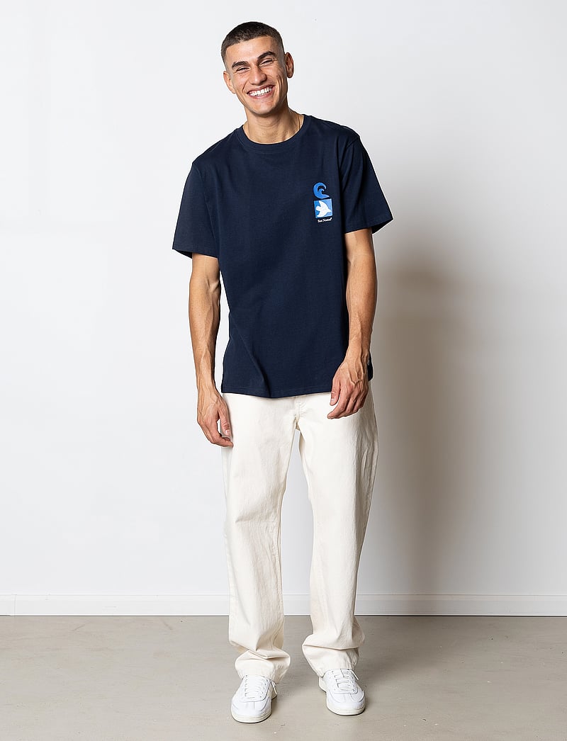 Fat Moose - Florian T-shirt - kurzärmelig - navy - 4