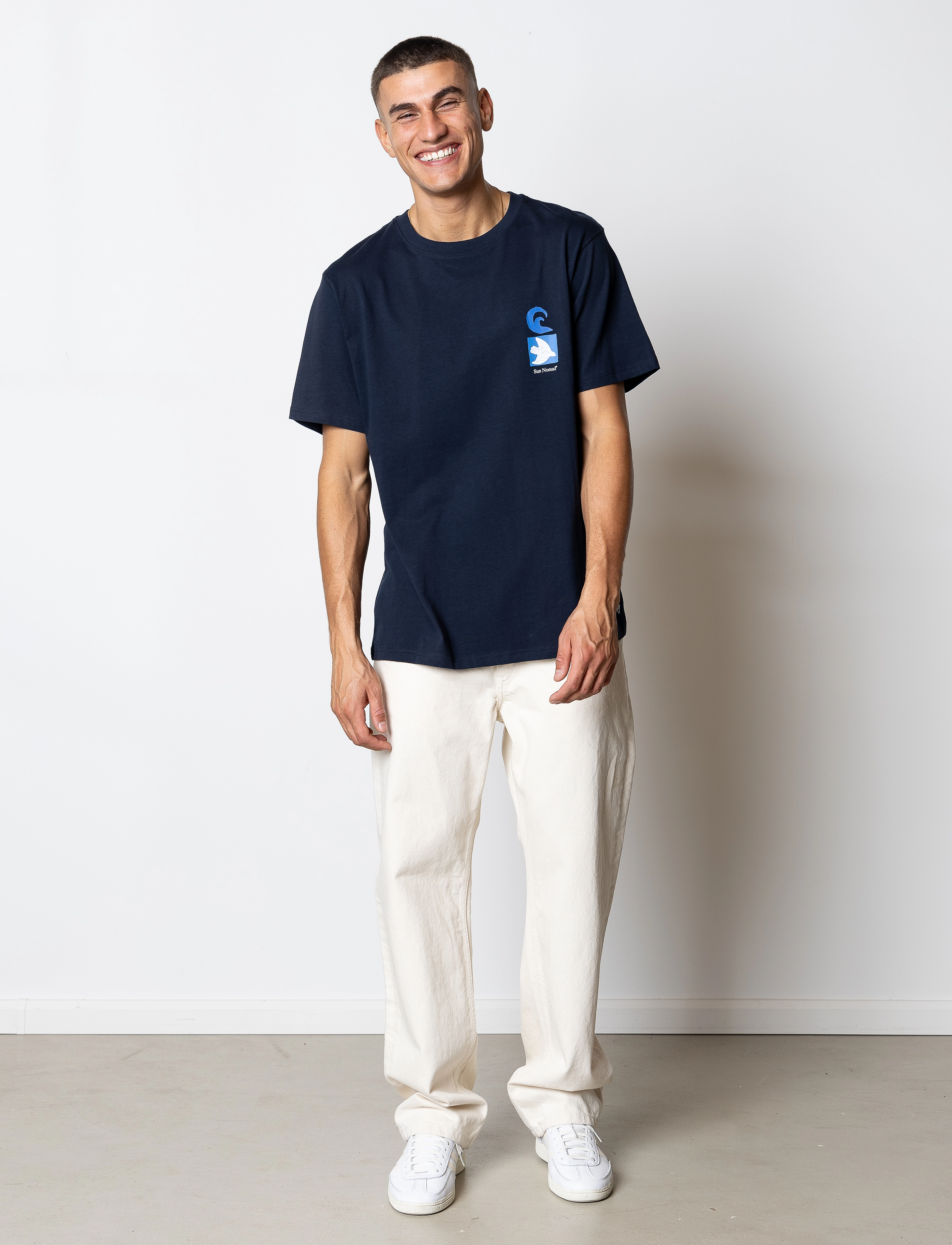 Fat Moose - Florian T-shirt - navy - 4