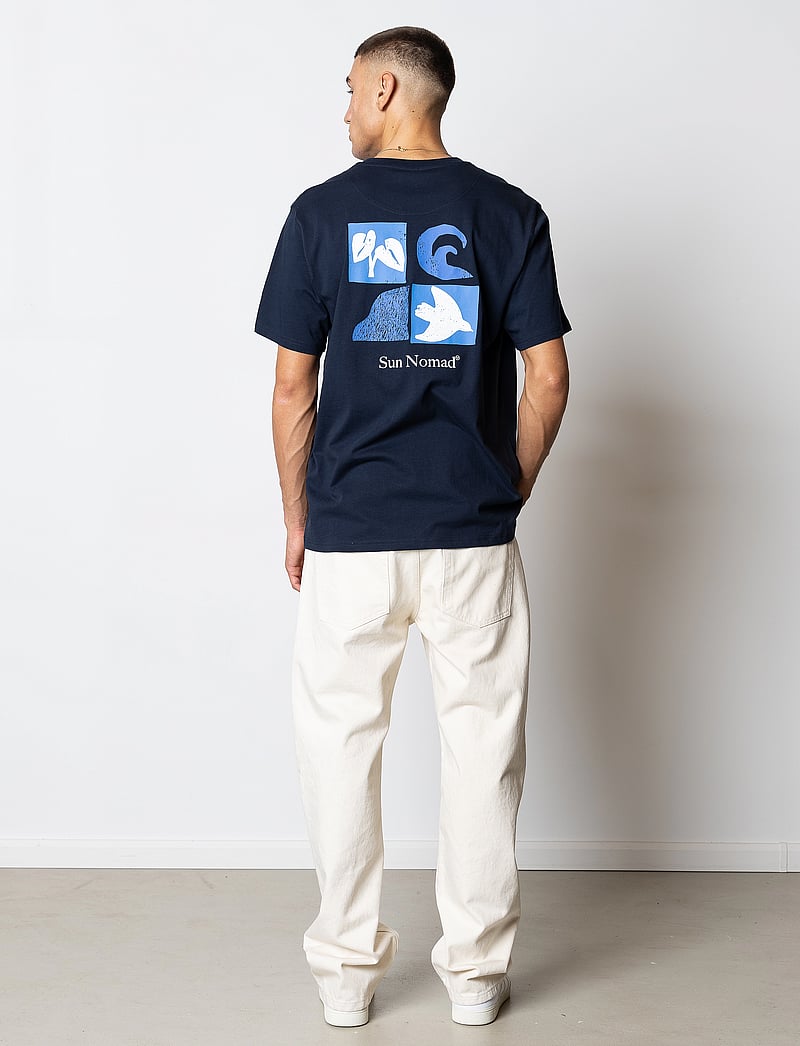 Fat Moose - Florian T-shirt - kurzärmelig - navy - 5