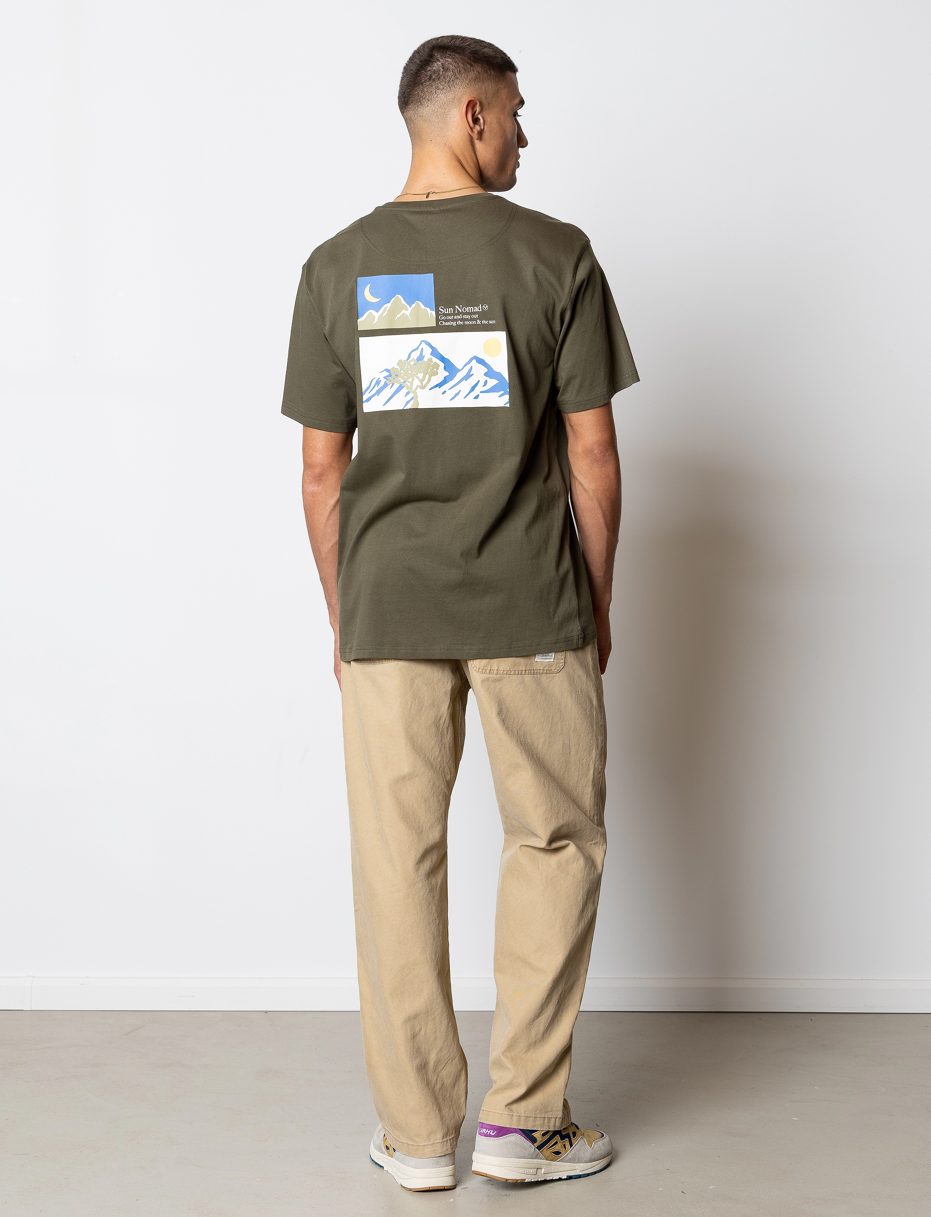 Fat Moose - Marcel T-shirt - army - 5