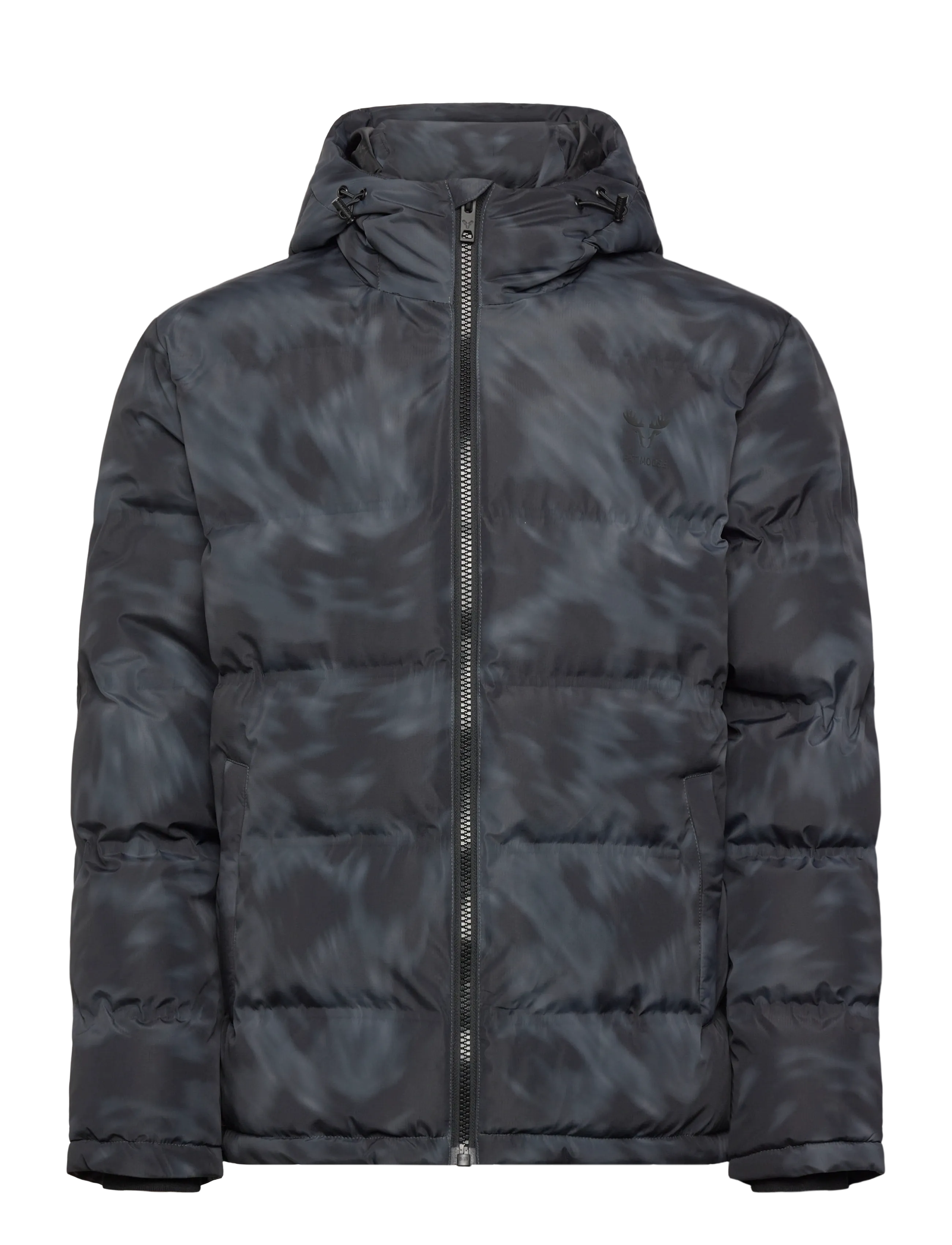 FAT MOOSE Birk Aop Jacke Schwarz - M - Herren