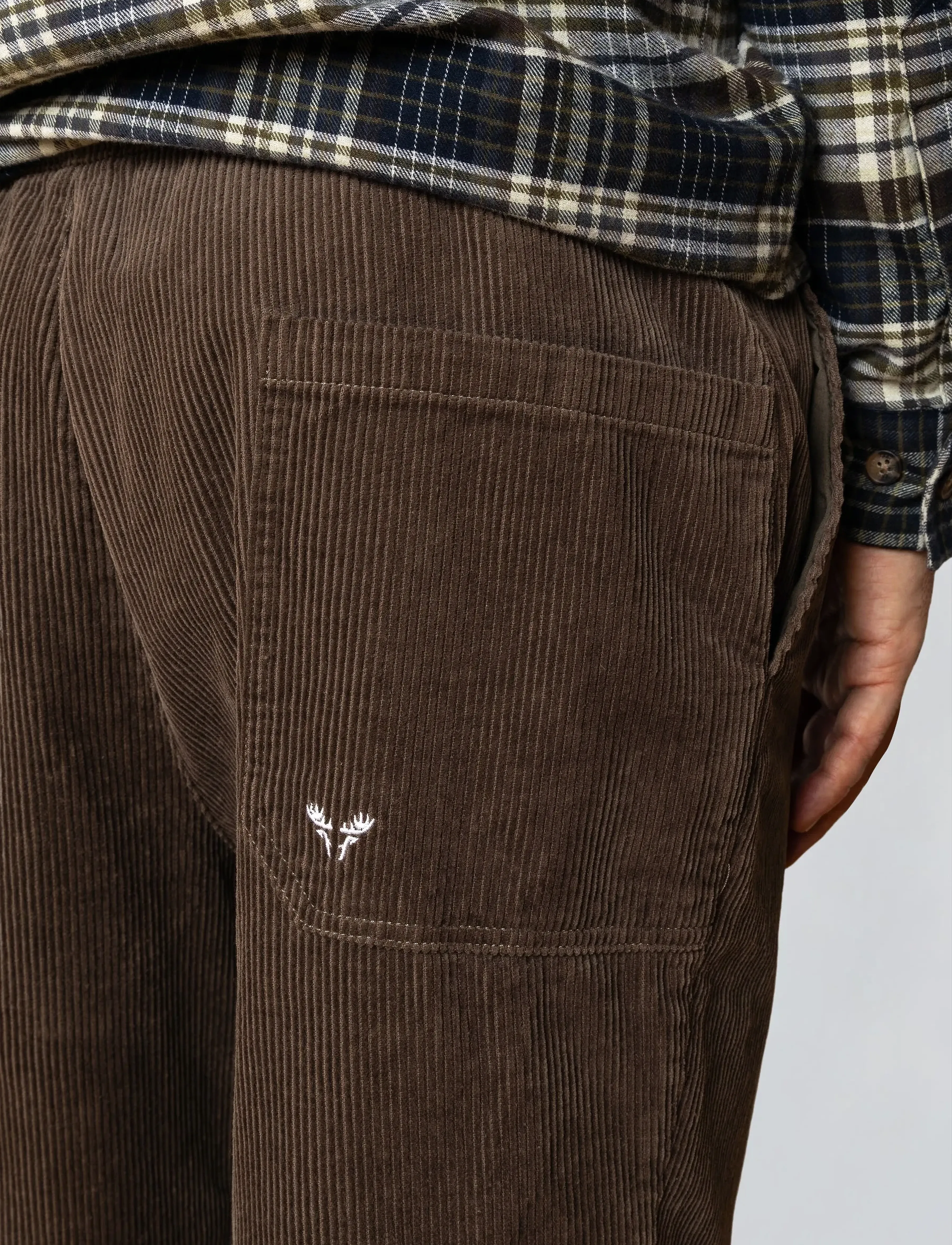 Fat Moose - Owen corduroy pants - casual bukser - morel - 3