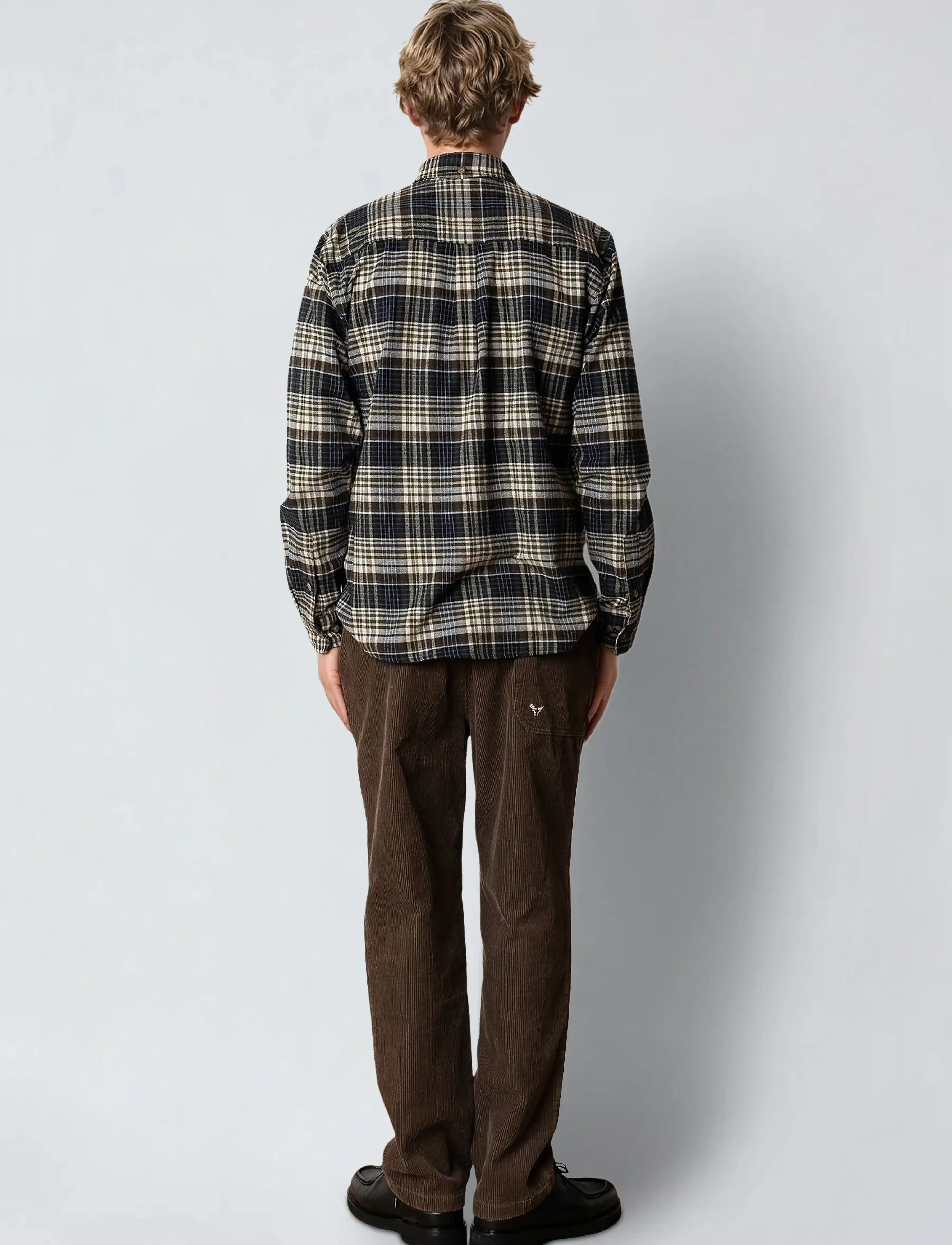 Fat Moose - Owen corduroy pants - casual bukser - morel - 5