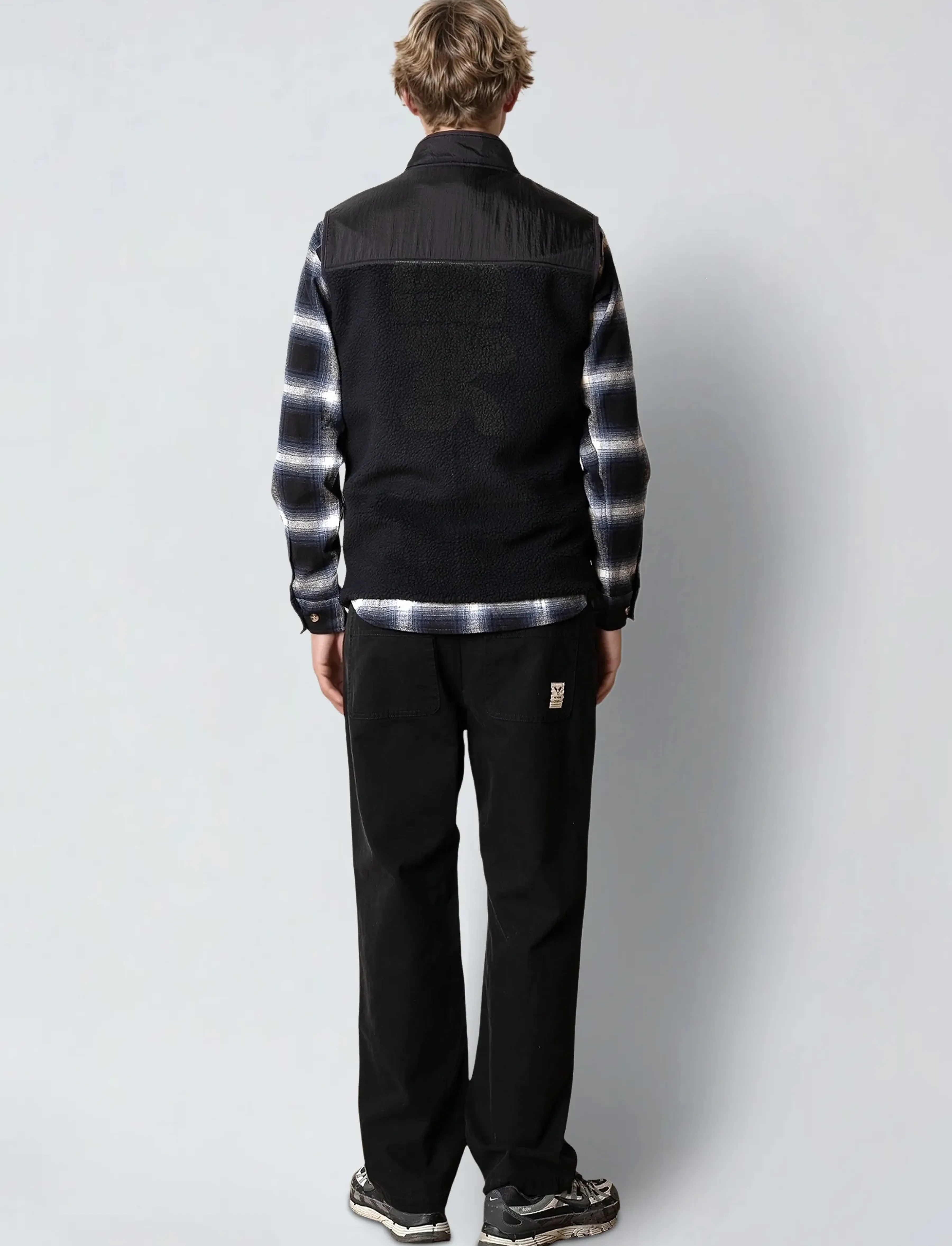 Fat Moose - Vester fleece vest - veste - black - 5