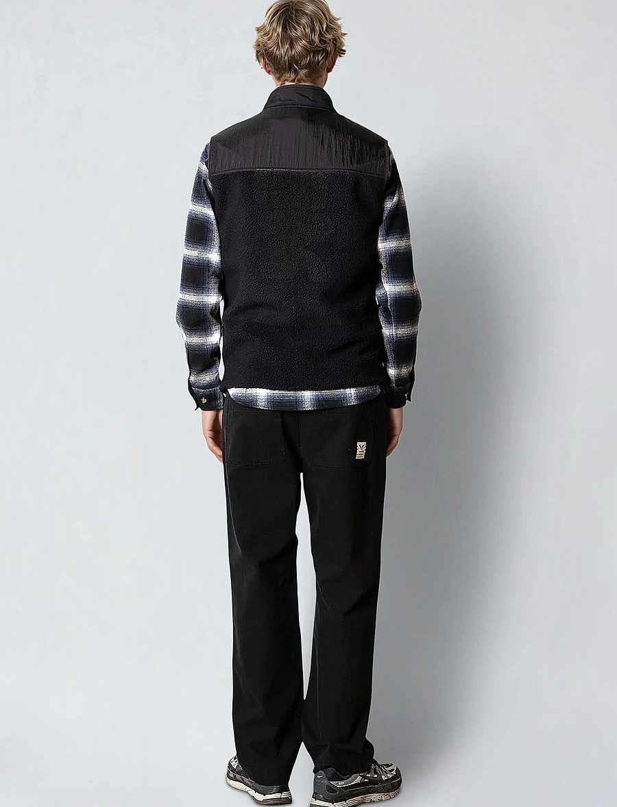 Fat Moose - Vester fleece vest - veste - black - 5