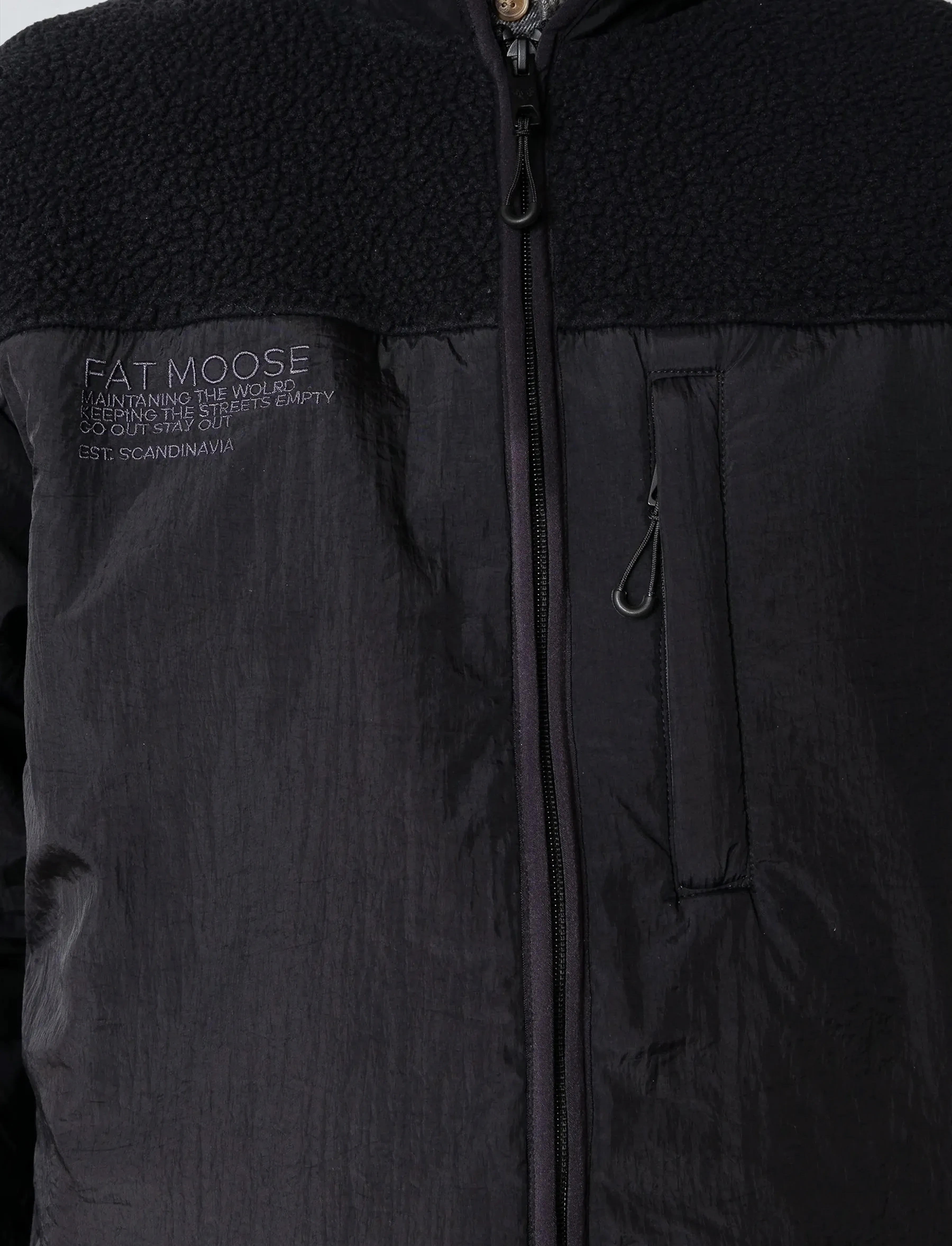 Fat Moose - Vester fleece jacket - sweatshirts - black - 3