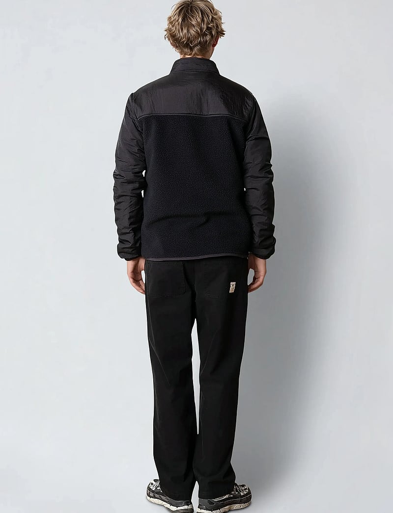 Fat Moose - Vester fleece jacket - efterårsjakker - black - 5