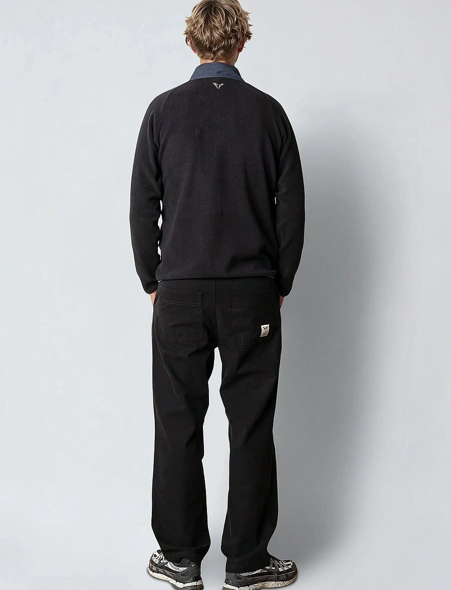 Fat Moose - Will Fleece - vårjackor - black - 5