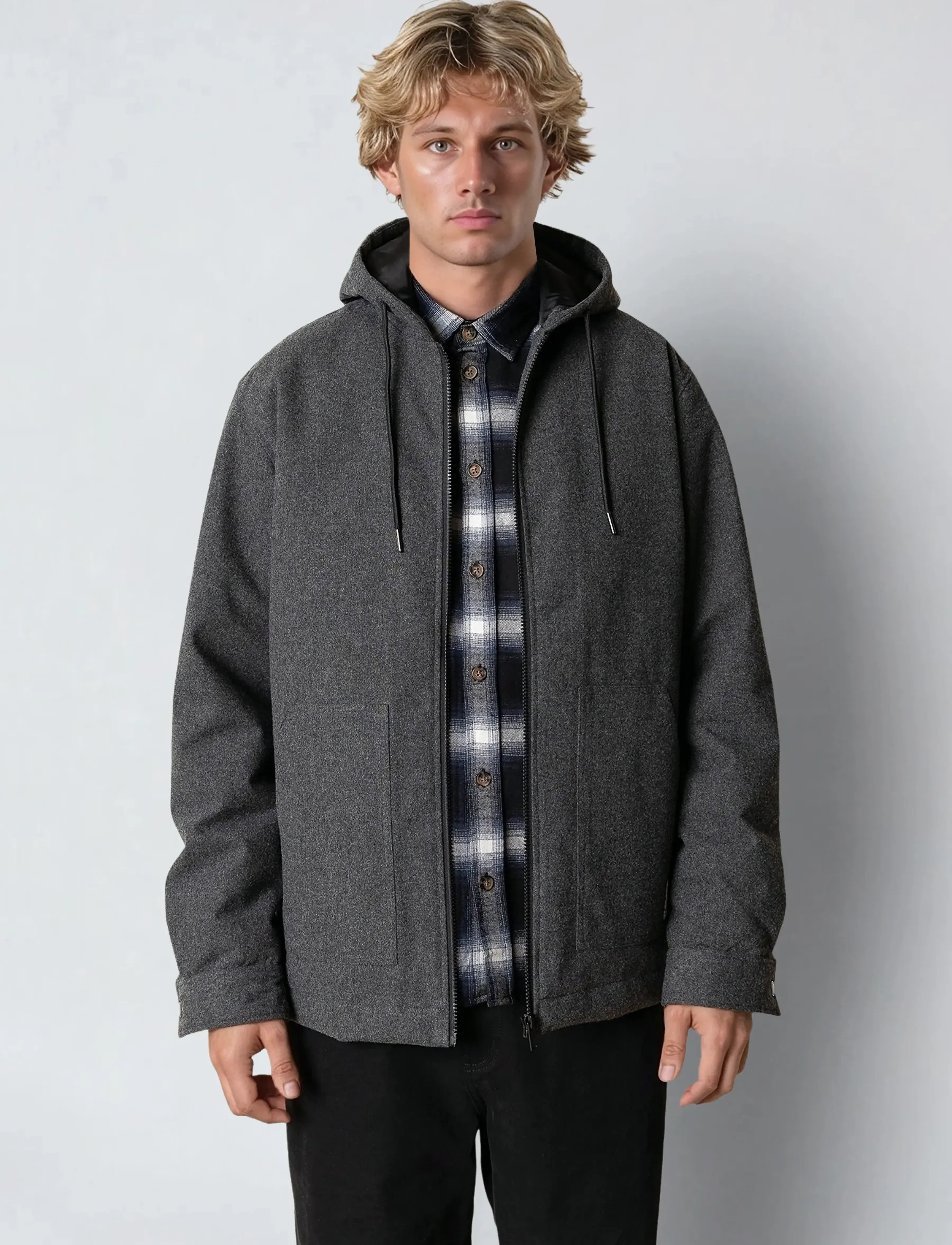 Fat Moose Brody Jacket, L, Grey, Jakker > Anorakker, Herre