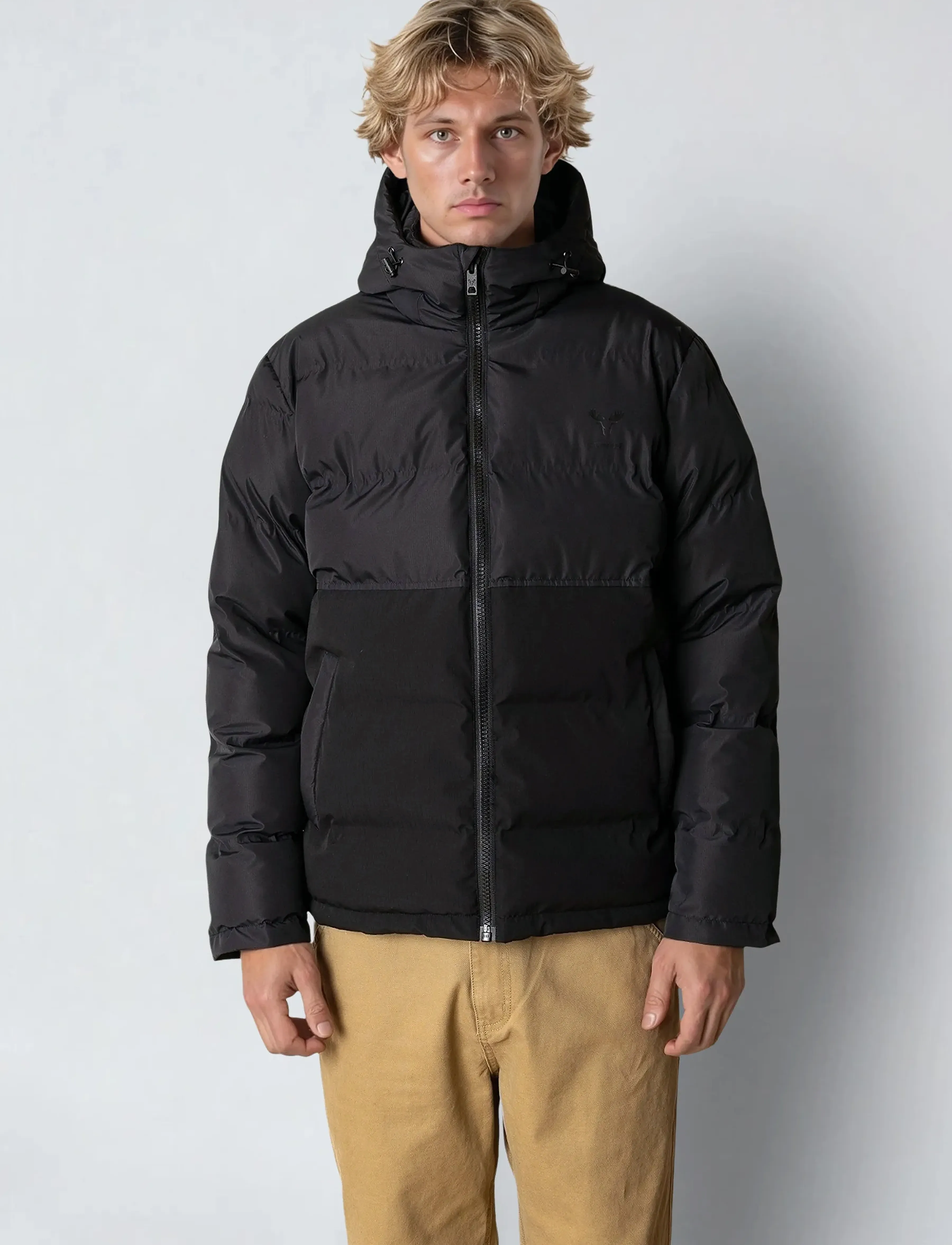 Fat Moose Birk Jacket, S, Black, Jakker > Vatterede Jakker, Herre